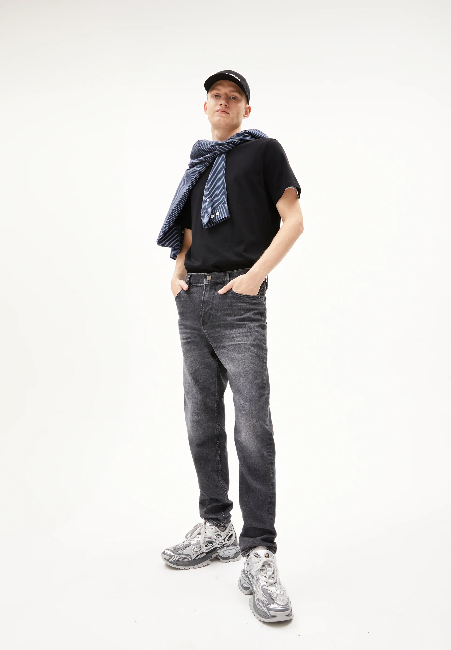 AARJO TARPA Tapered Jeans recycled cotton mix Comfort-Stretch