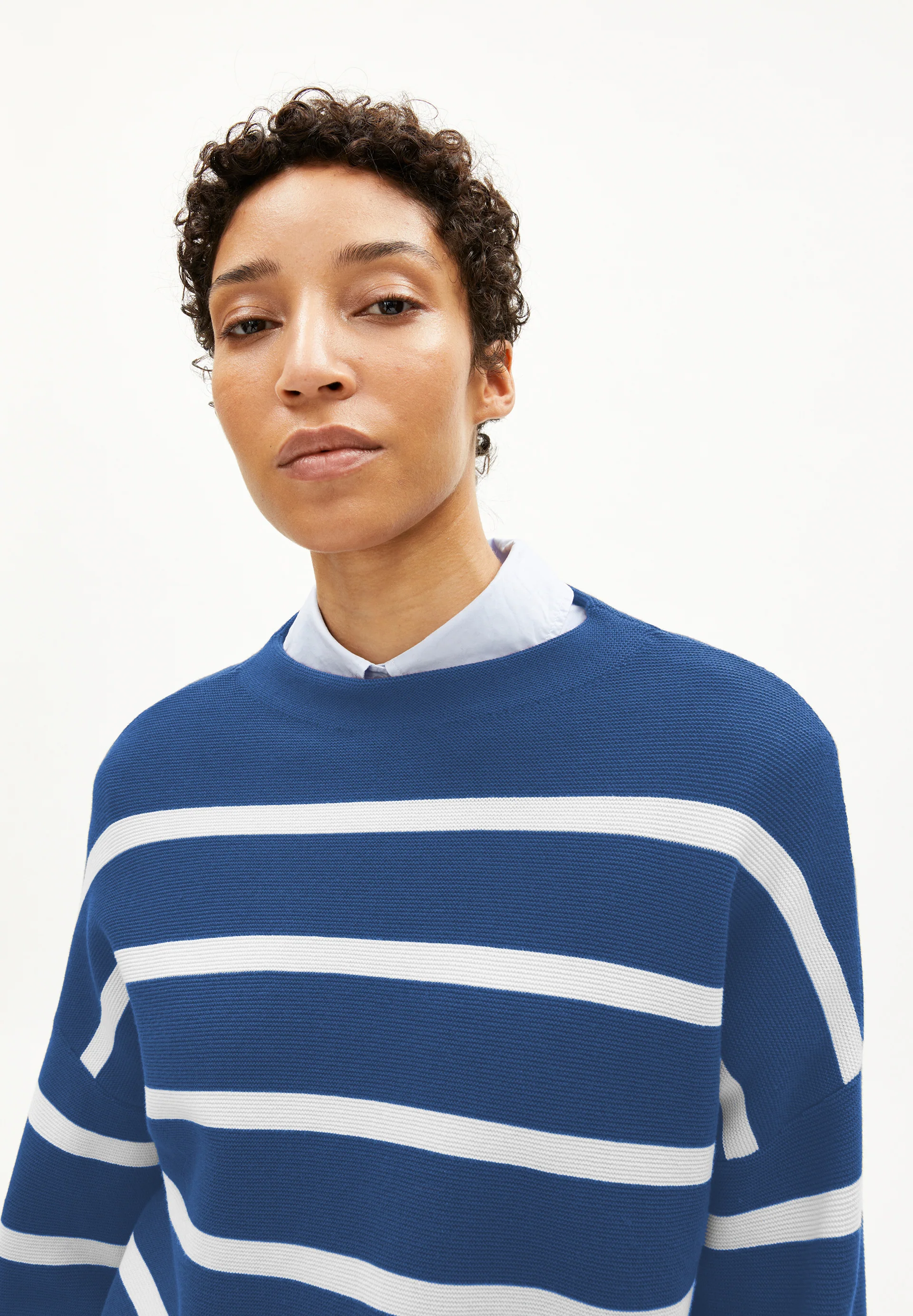 MERINAA STRIPES Pullover from organic cotton