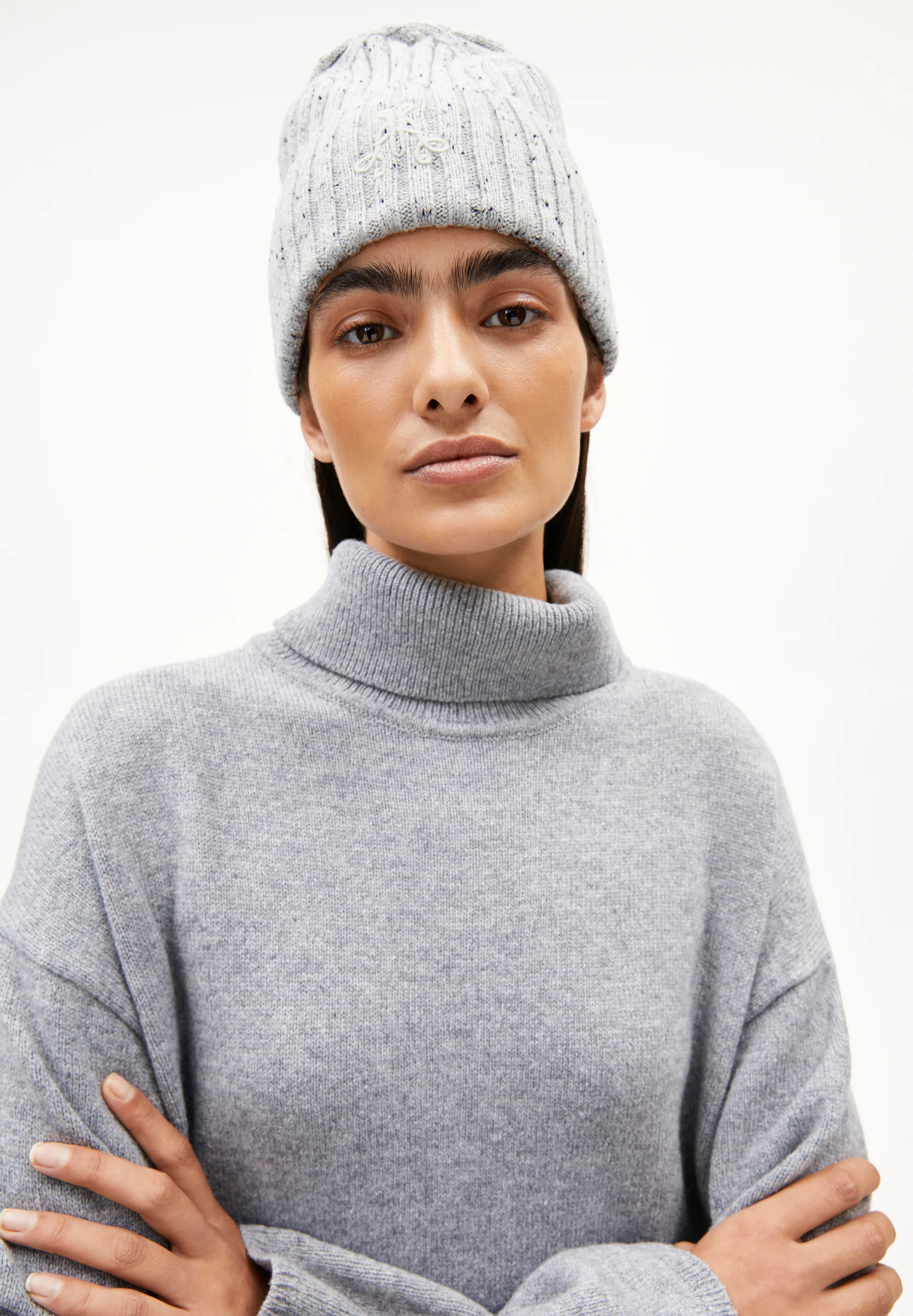 ARADIAA Knit Dress made of recycled Organic Wool Mix