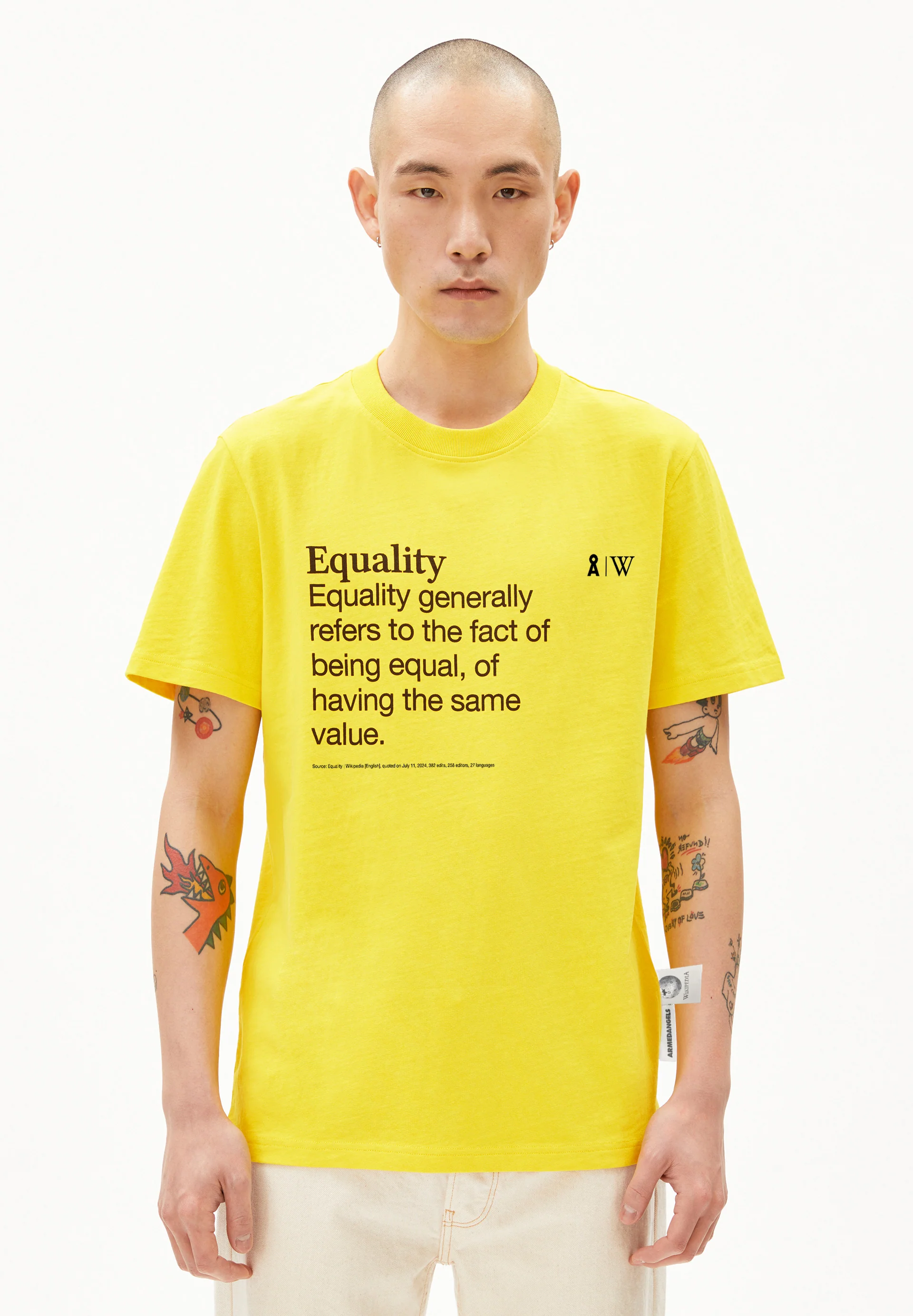 MAARKOS WIKIPEDIA Heavyweight T-Shirt made of recycled Cotton