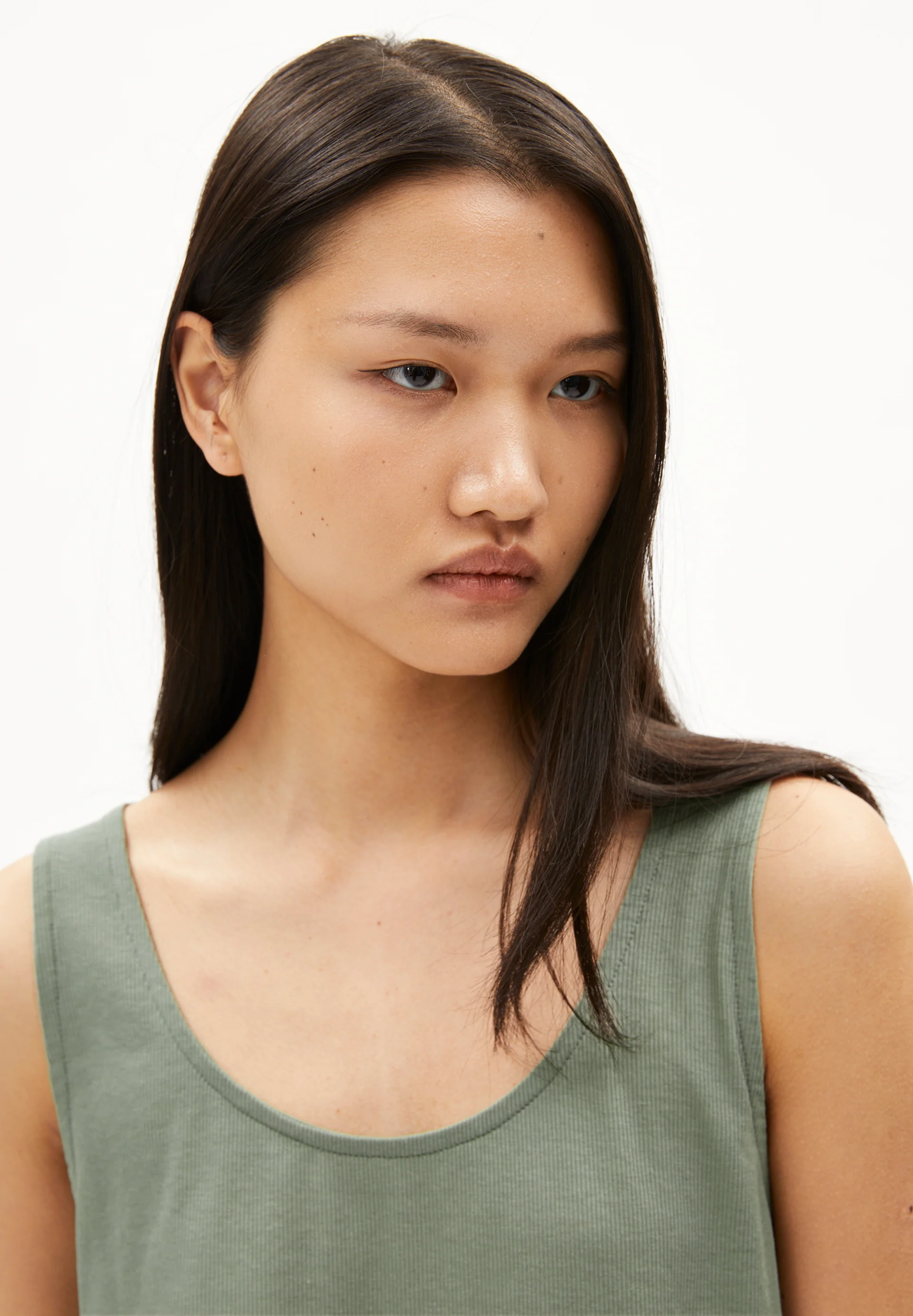 MINAAMI Rib-Top made of TENCEL™ Lyocell Mix