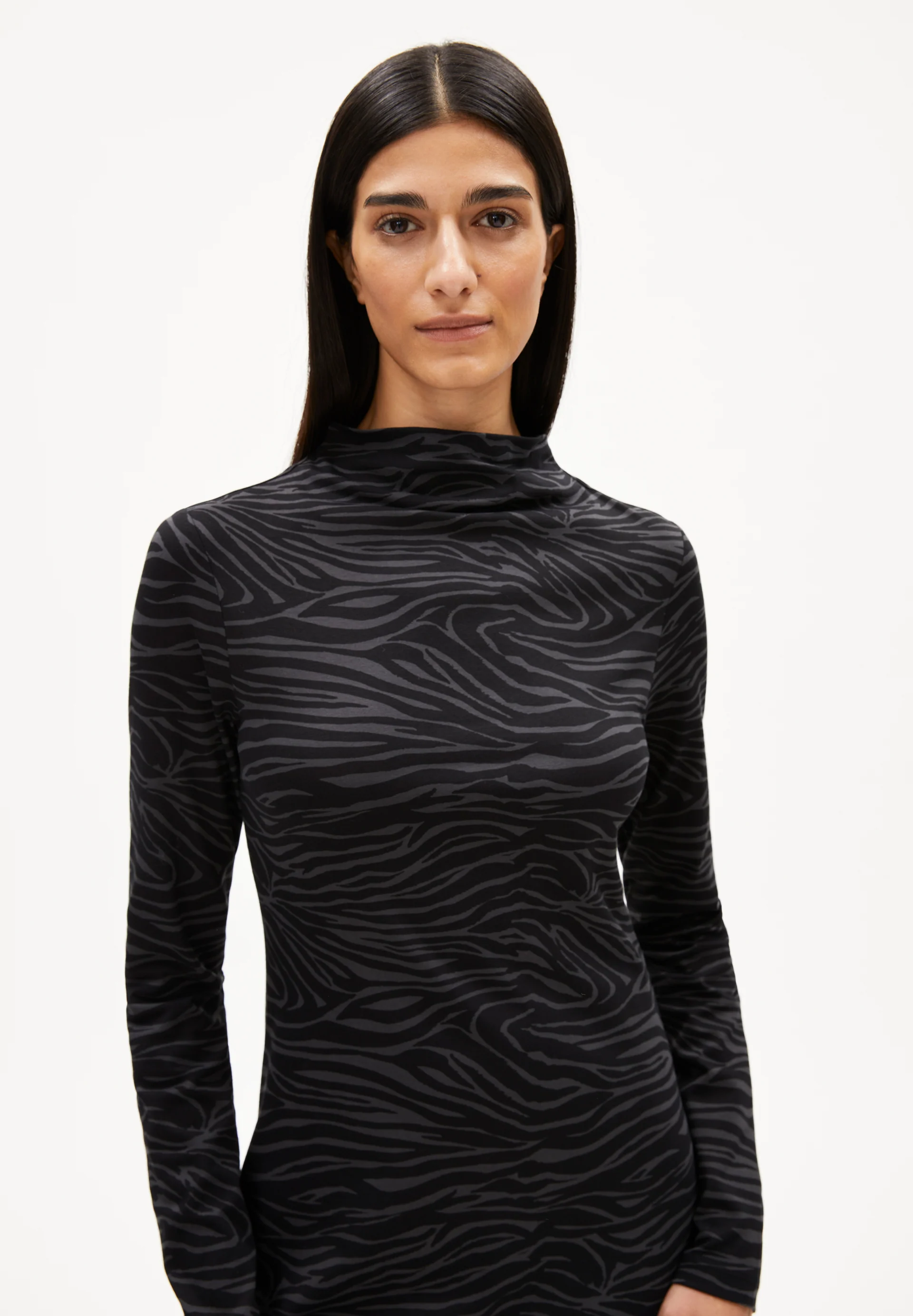 DAILIMAA ZEBRARAA Jersey dress made from an organic cotton blend