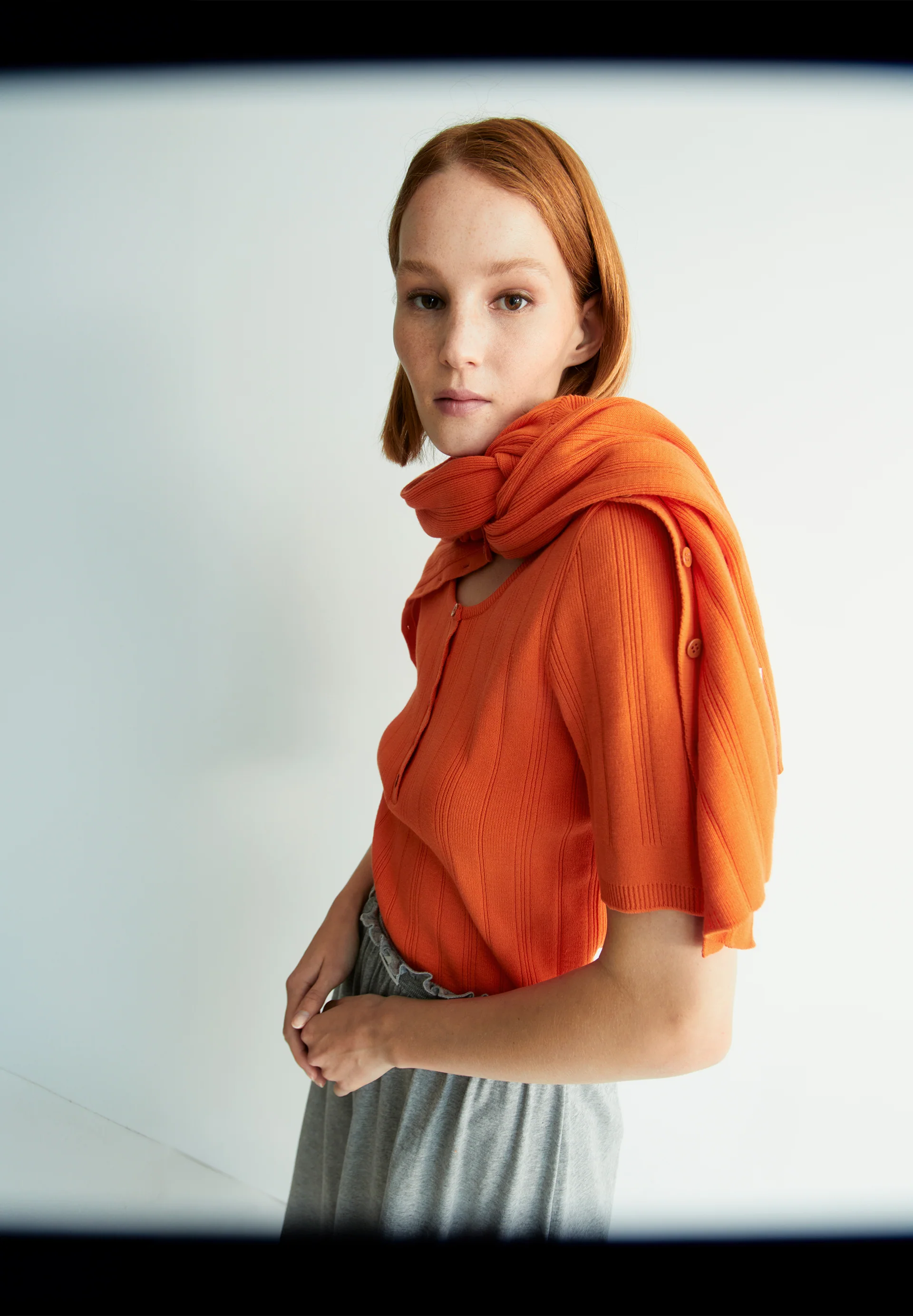 CRISPINAA CREPE Knit Shirt made of Organic Cotton