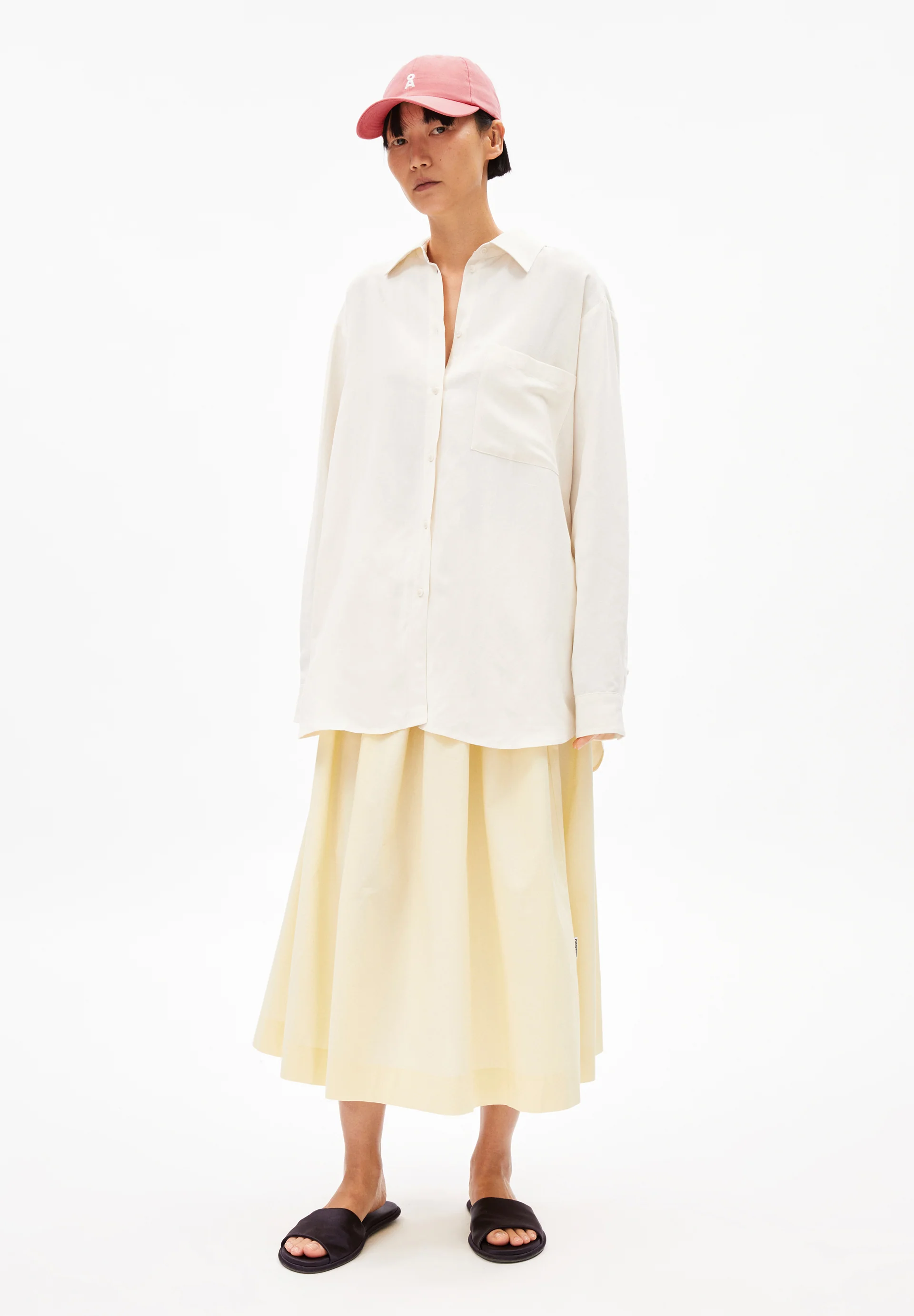 MAALGAA LINO Blouse made of Linen-Mix