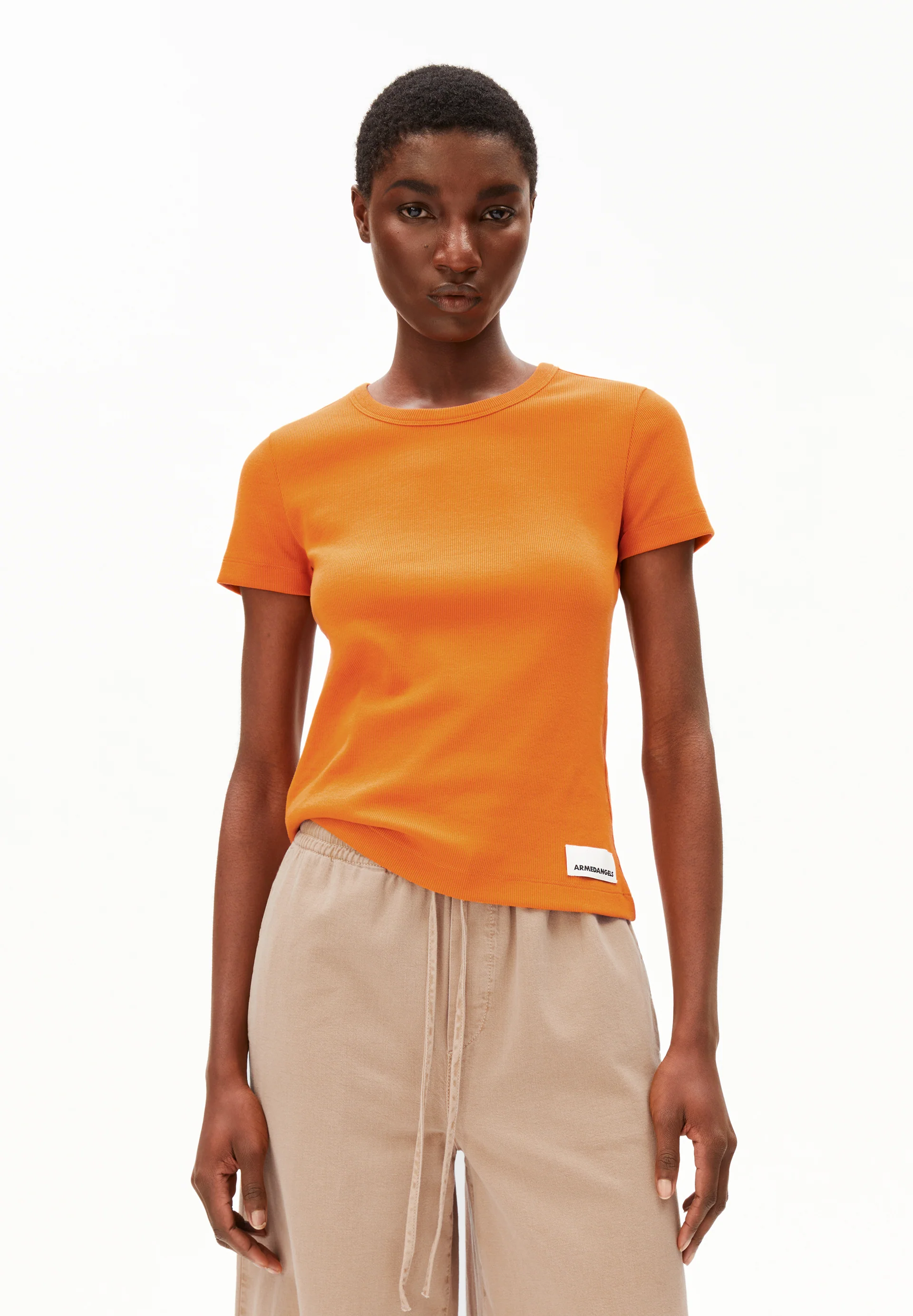 KARDAA Rib-T-Shirt made of Organic Cotton Mix