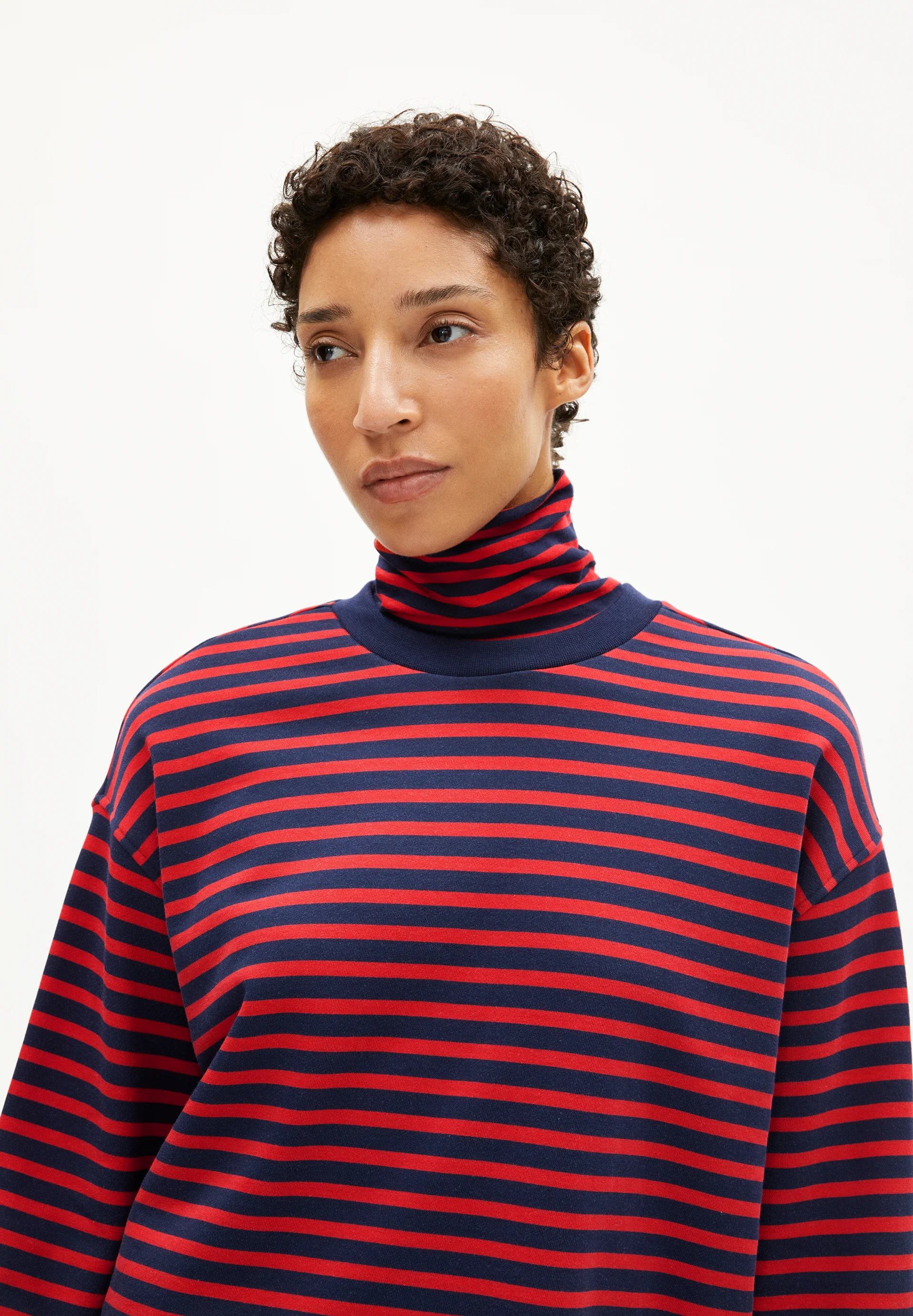 FRANKAA MAARLEN STRIPE Sweatshirt from organic cotton