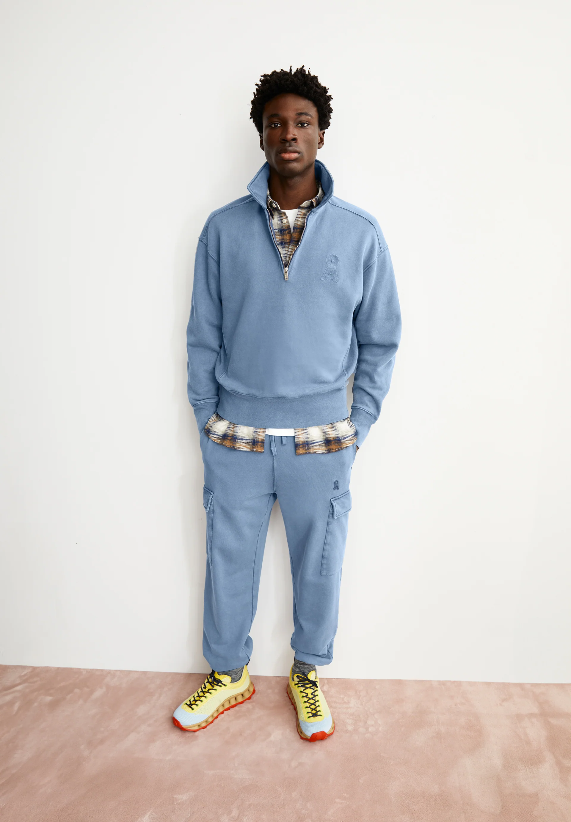 ICONIC Å GMT DYE ZIP TROYER Sweatshirts made from organic cotton