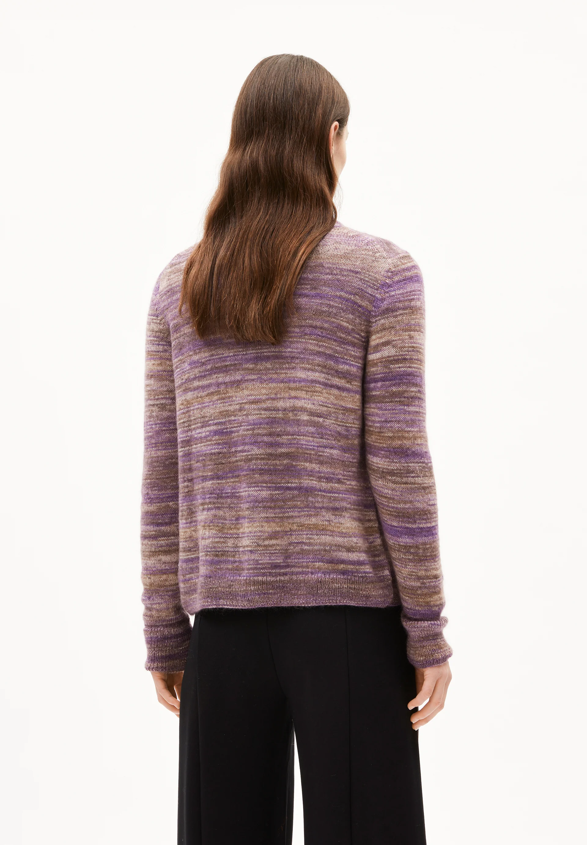 AMILDAA STAMPATO Cardigan made of Mohair Wool Mix