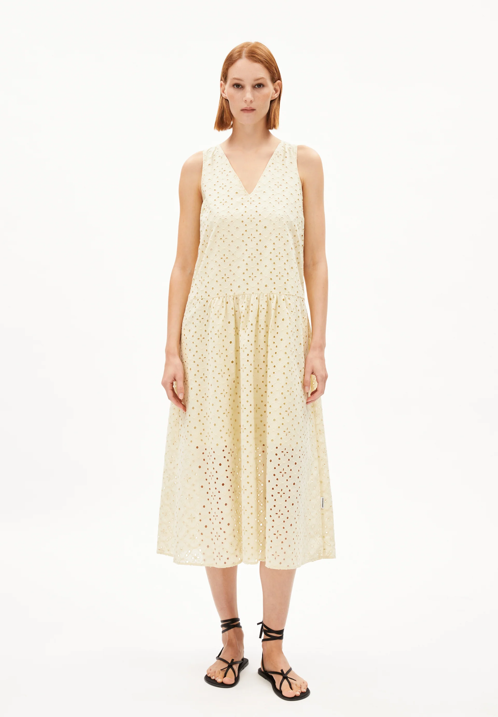LIVALAA BROIDERY Woven Dress made of Organic Cotton Mix