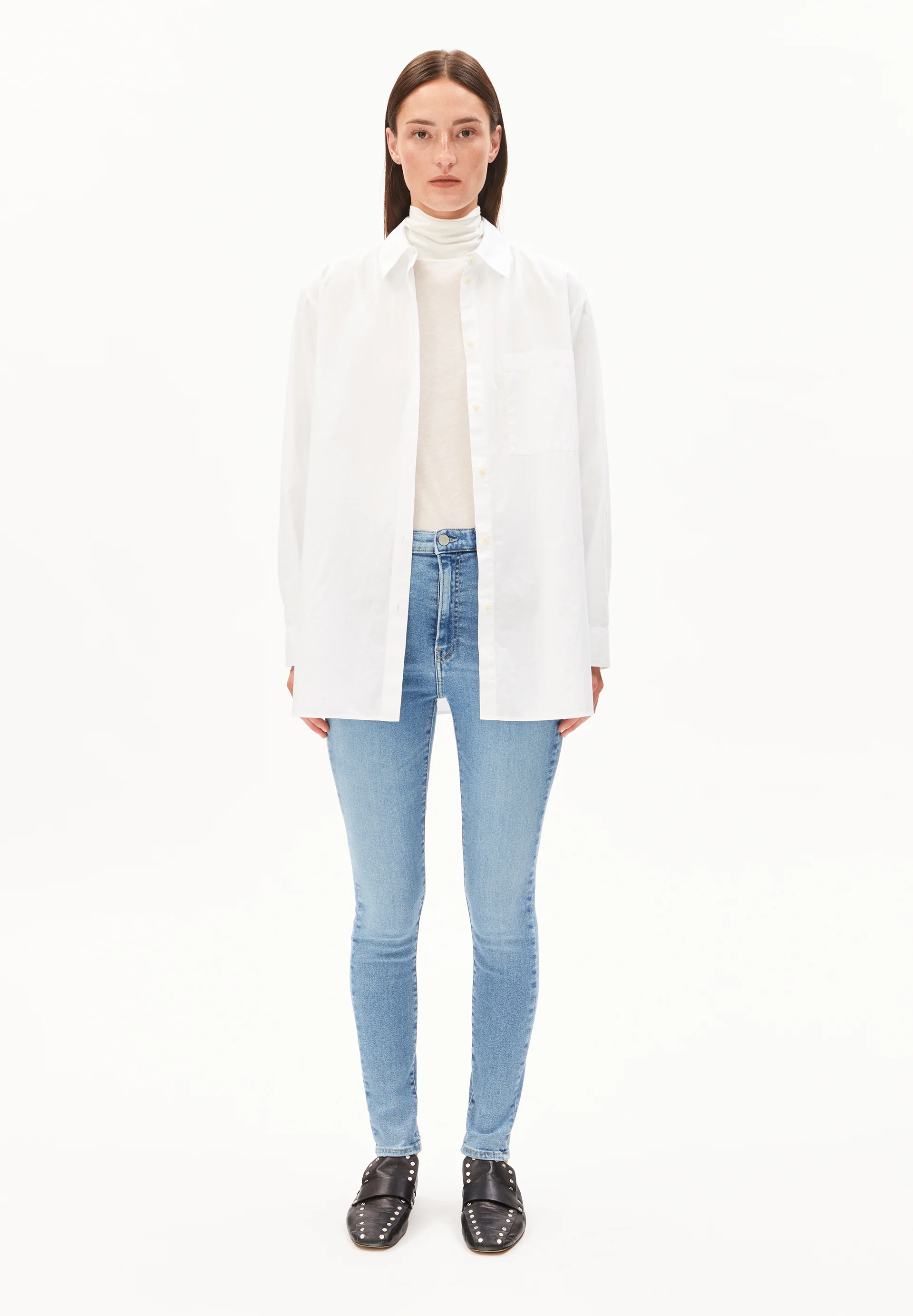 INGAA Skinny Jeans High Waist Organic Cotton Mix X-Stretch