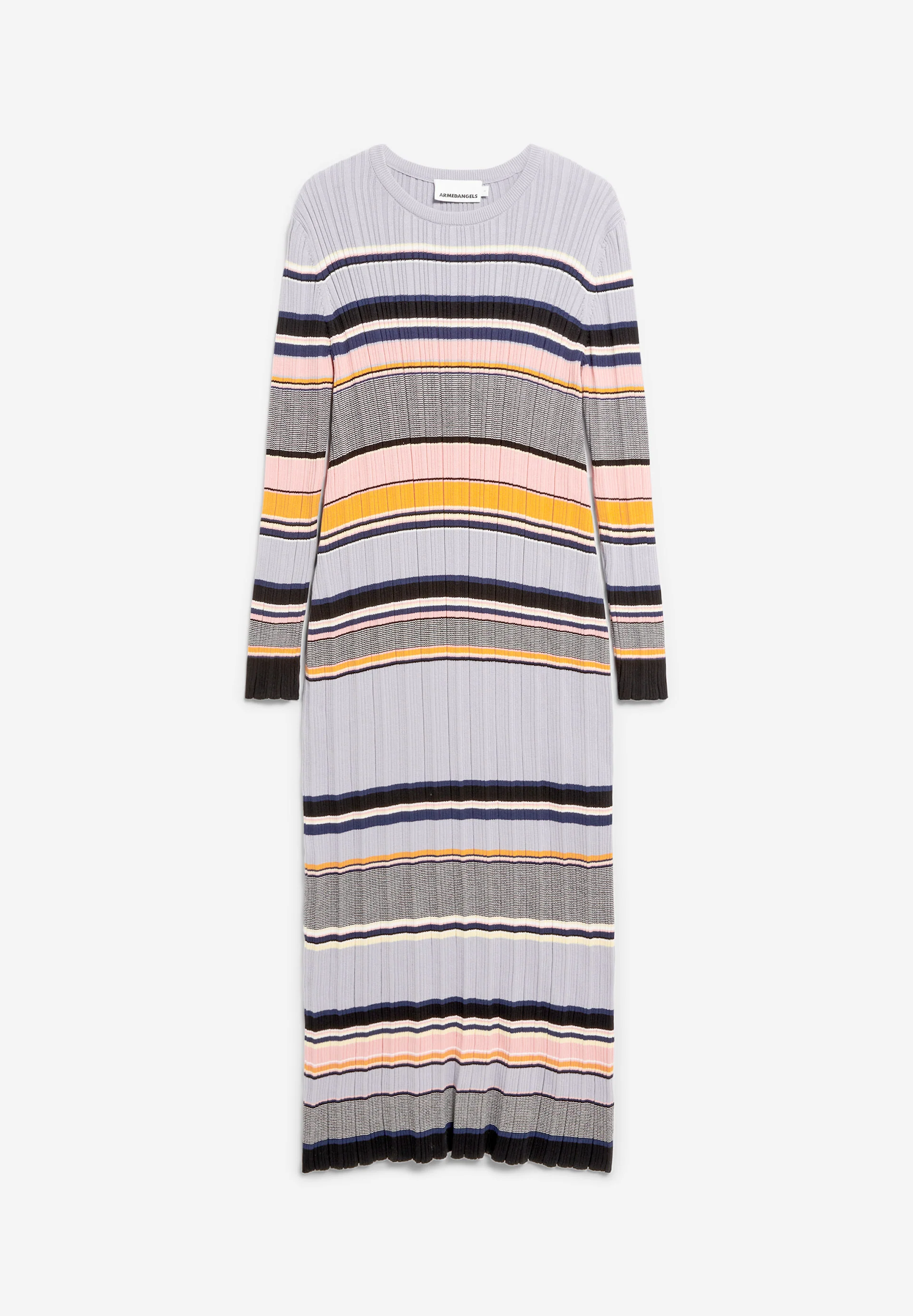 KAAMILA STRIPES Knitdress from organic cotton