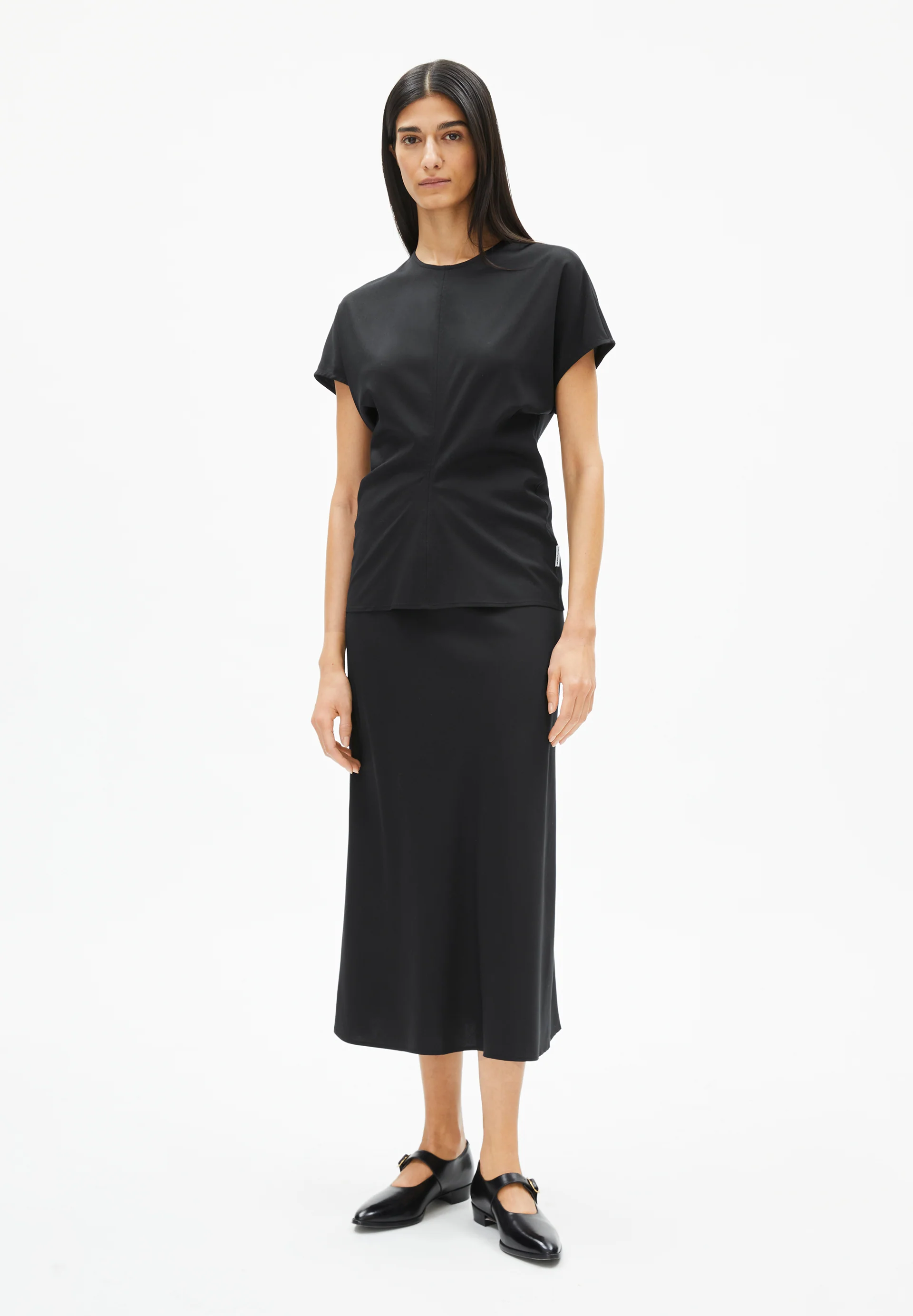 LENOVAA Woven skirt made from a LENZING™ ECOVERO™ viscose blend