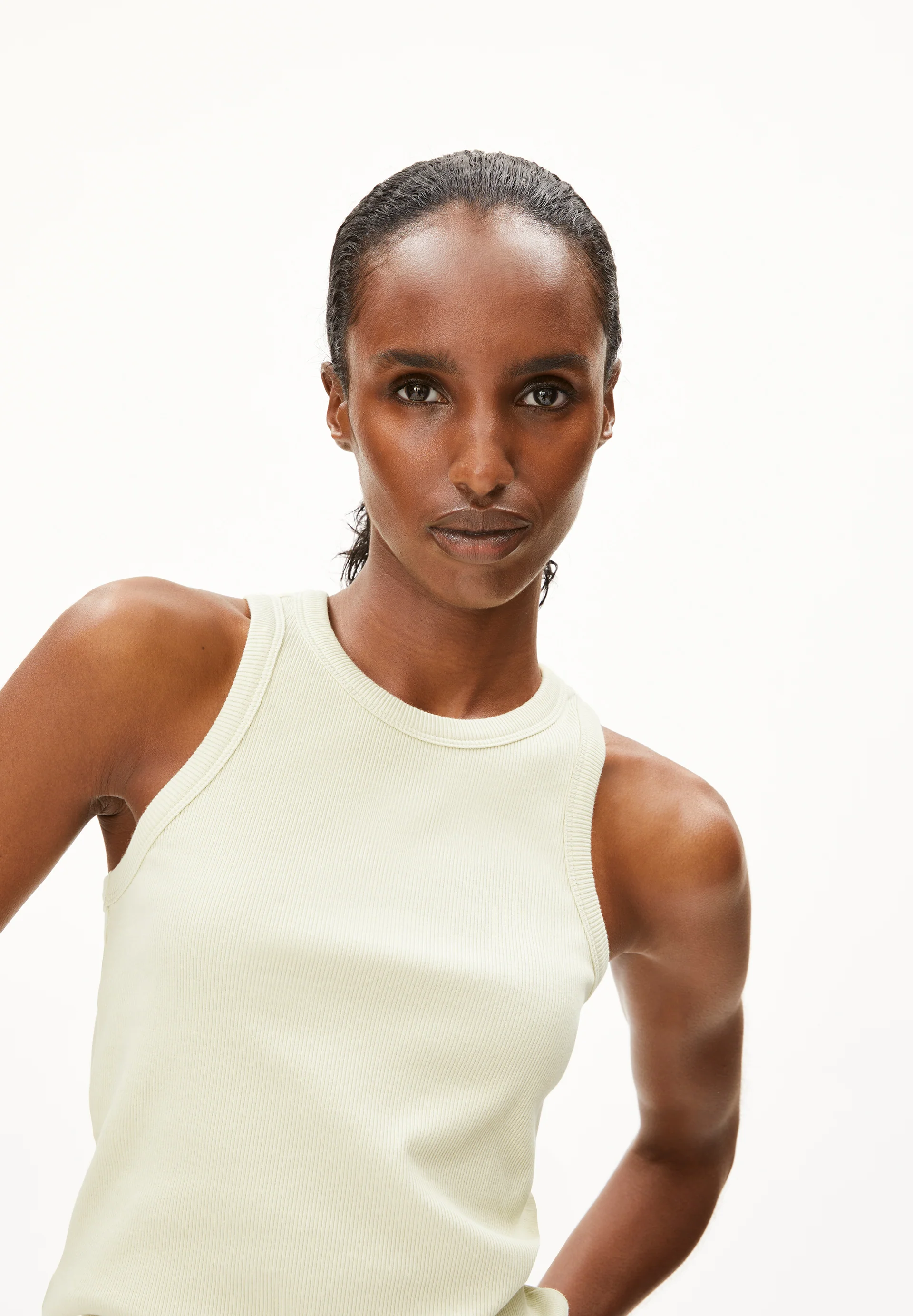KANITAA Organic cotton mix ribbed top