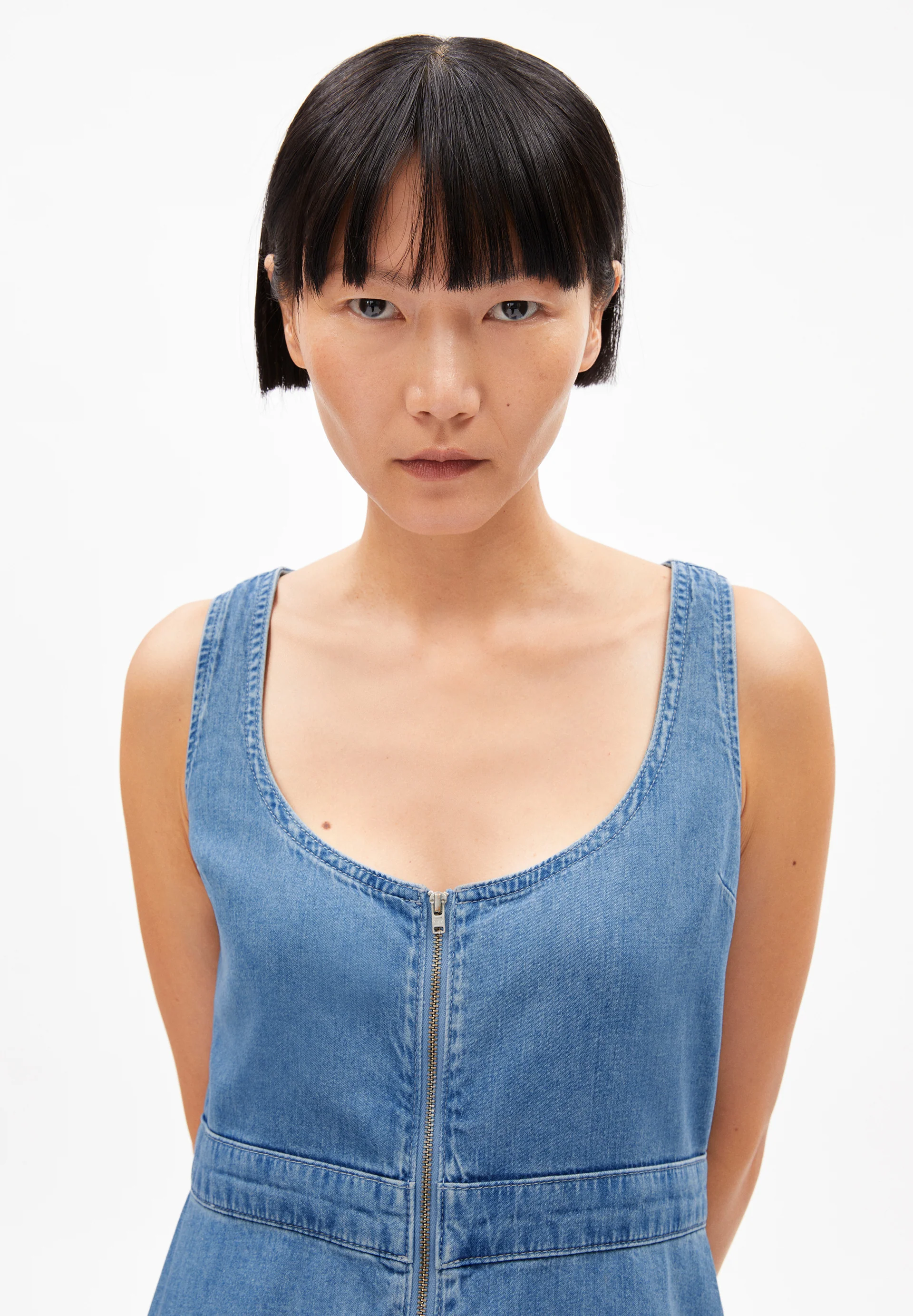 TAAHLEE Denim Dress made of Organic Cotton Mix