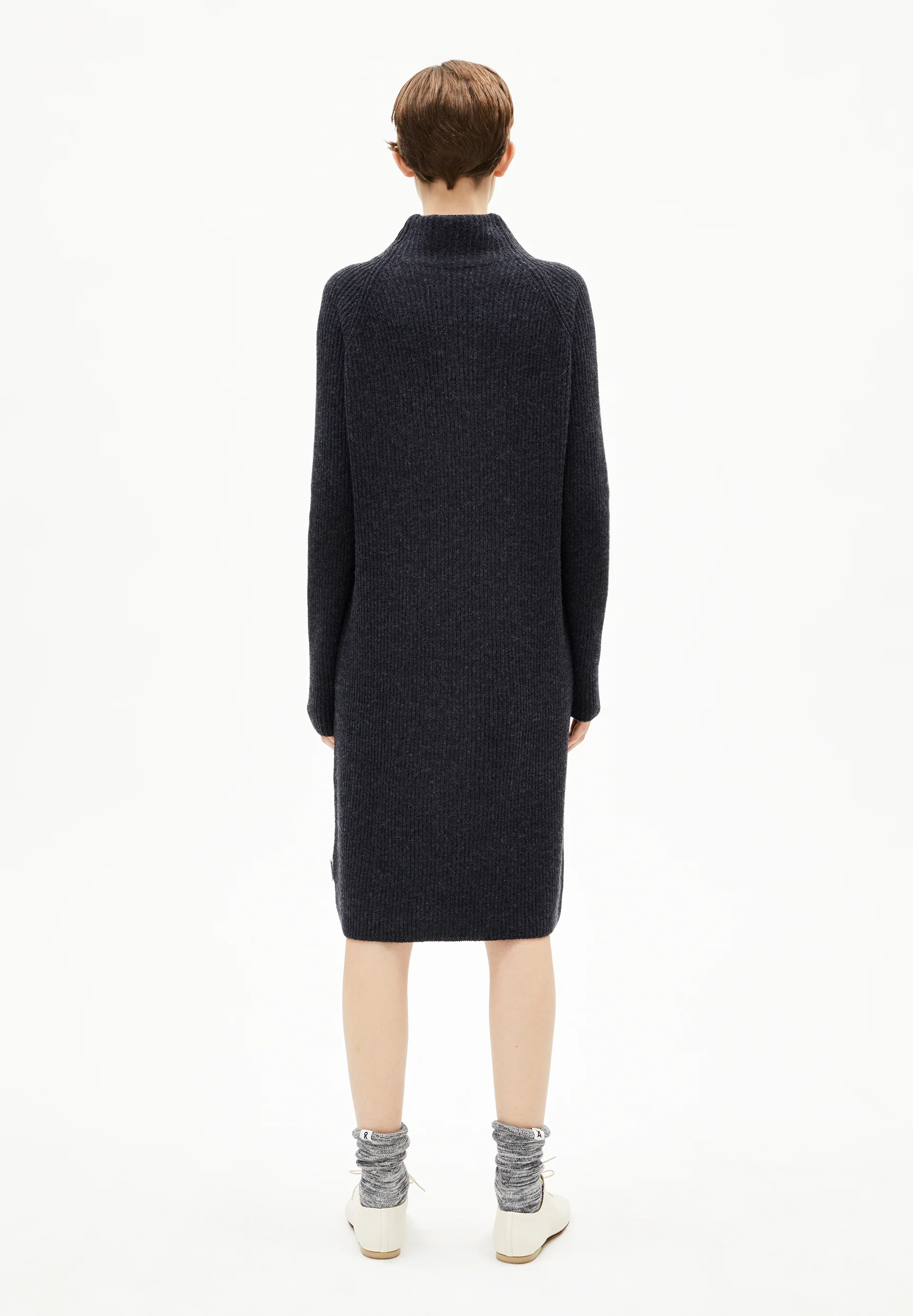 MILLAANA Knit Dress Relaxed Fit made of Organic Wool Mix