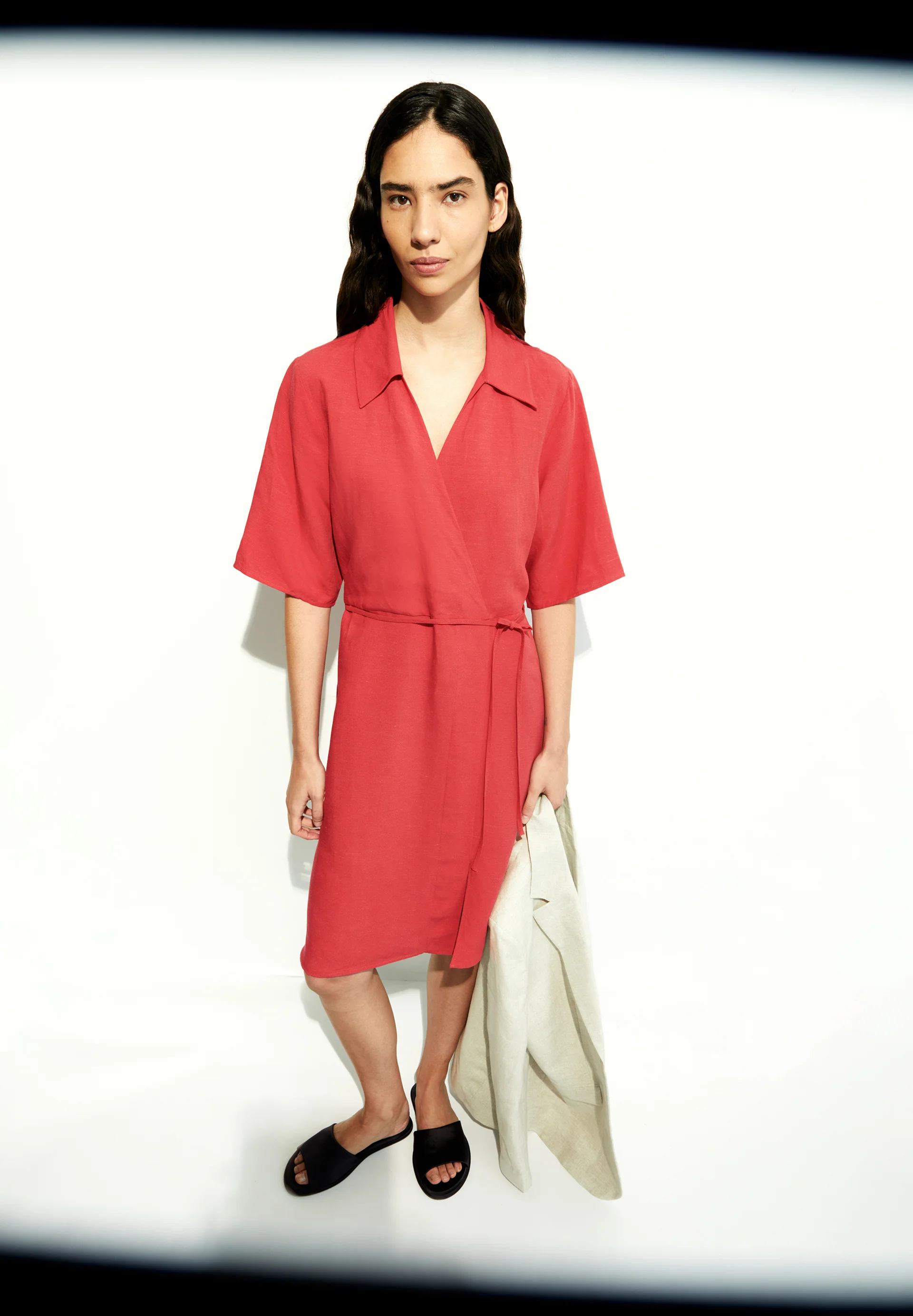 FEMNAAMI LINO Woven Dress made of Linen-Mix