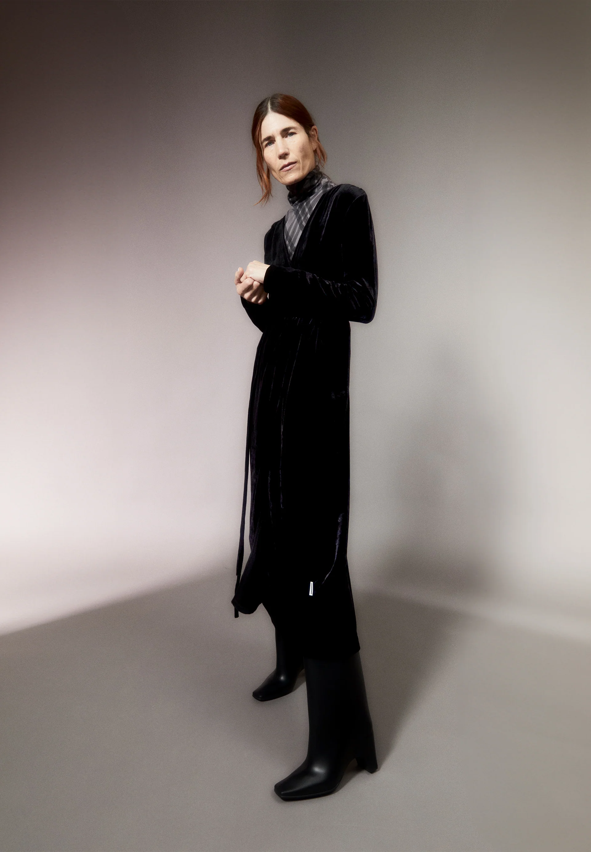 VERLAAR Jersey Dress Regular Fit made of velvet