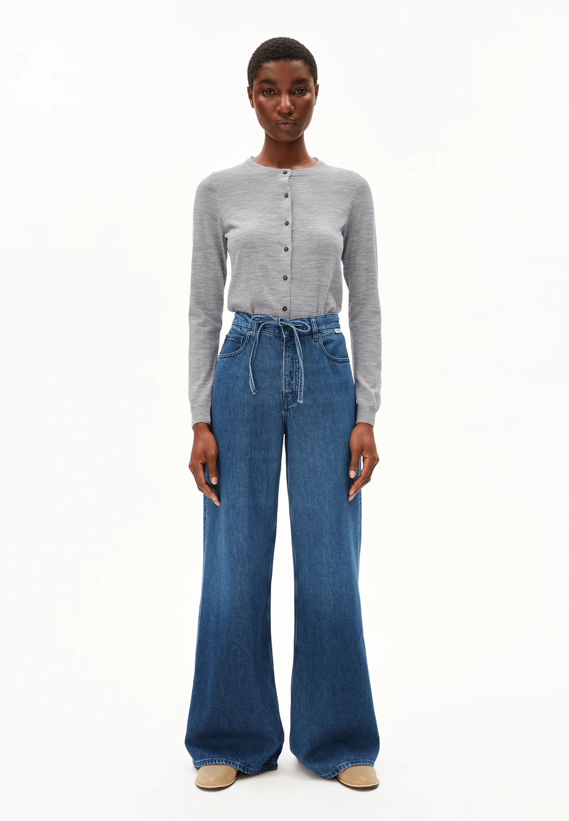ASTRAEAAS WIDE JEAN Wide Jeans Organic Cotton Mix
