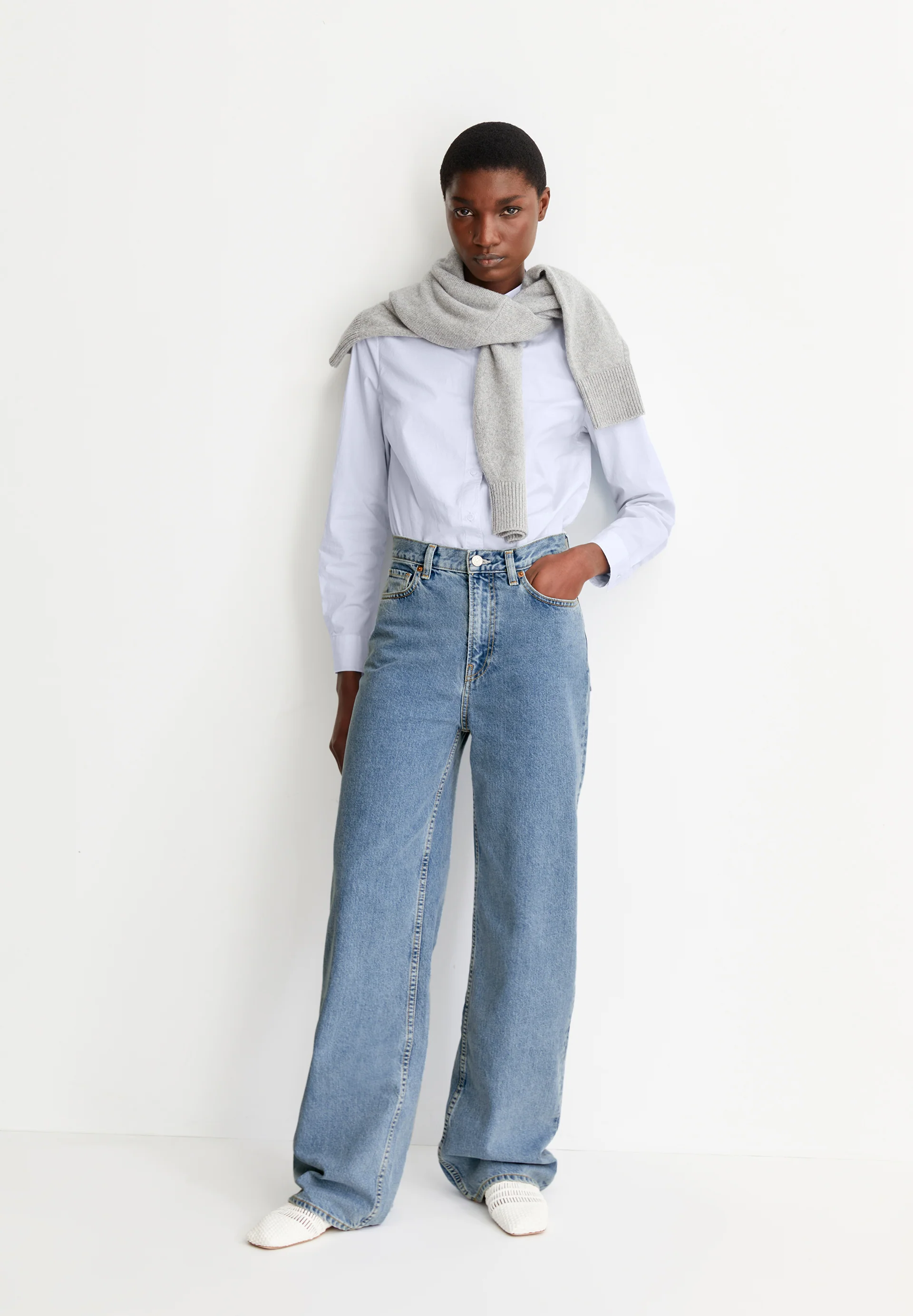 ENIJAA Wide Jeans recycled Cotton