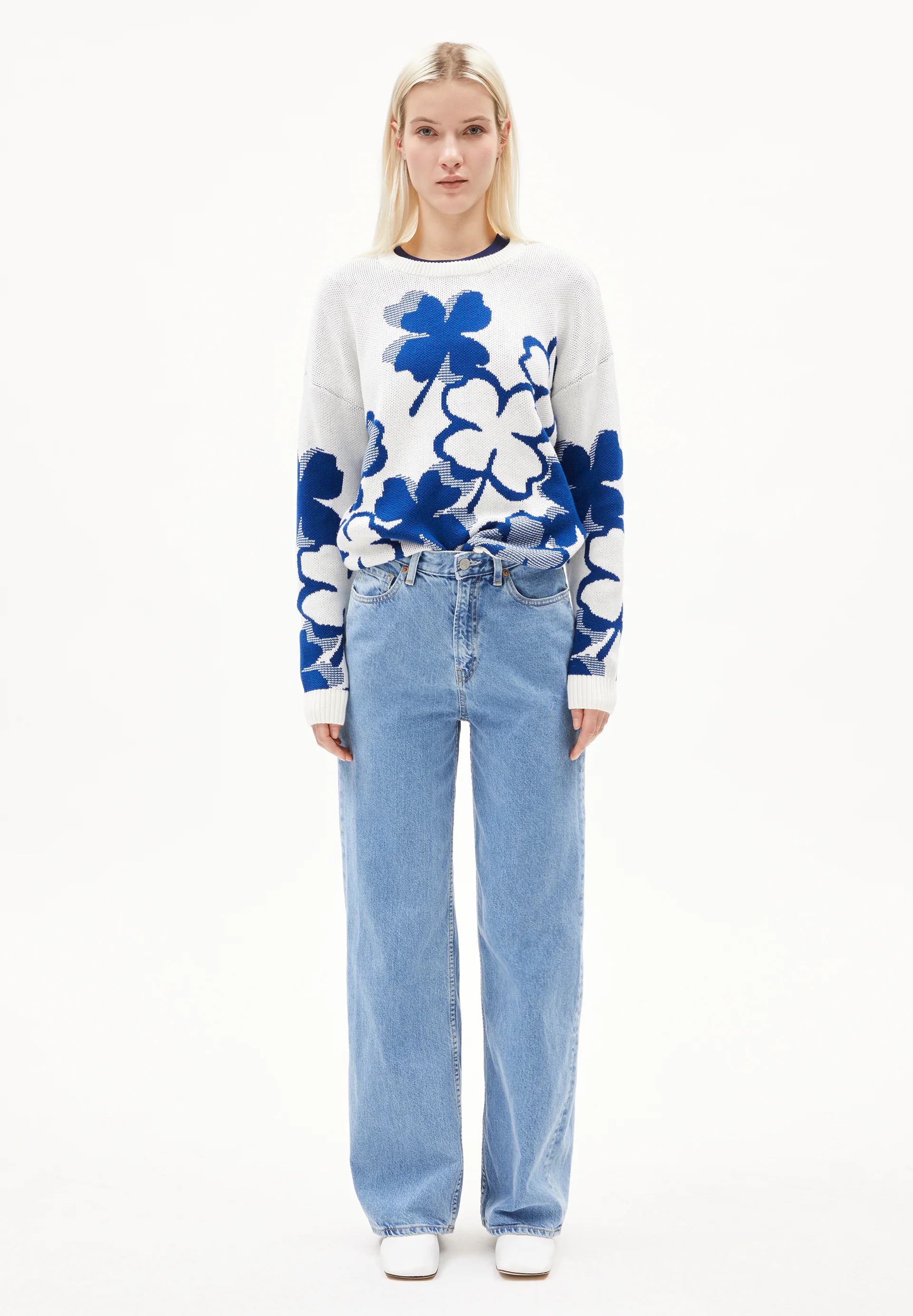 OLESSYAA CLOVER Pullover from organic cotton