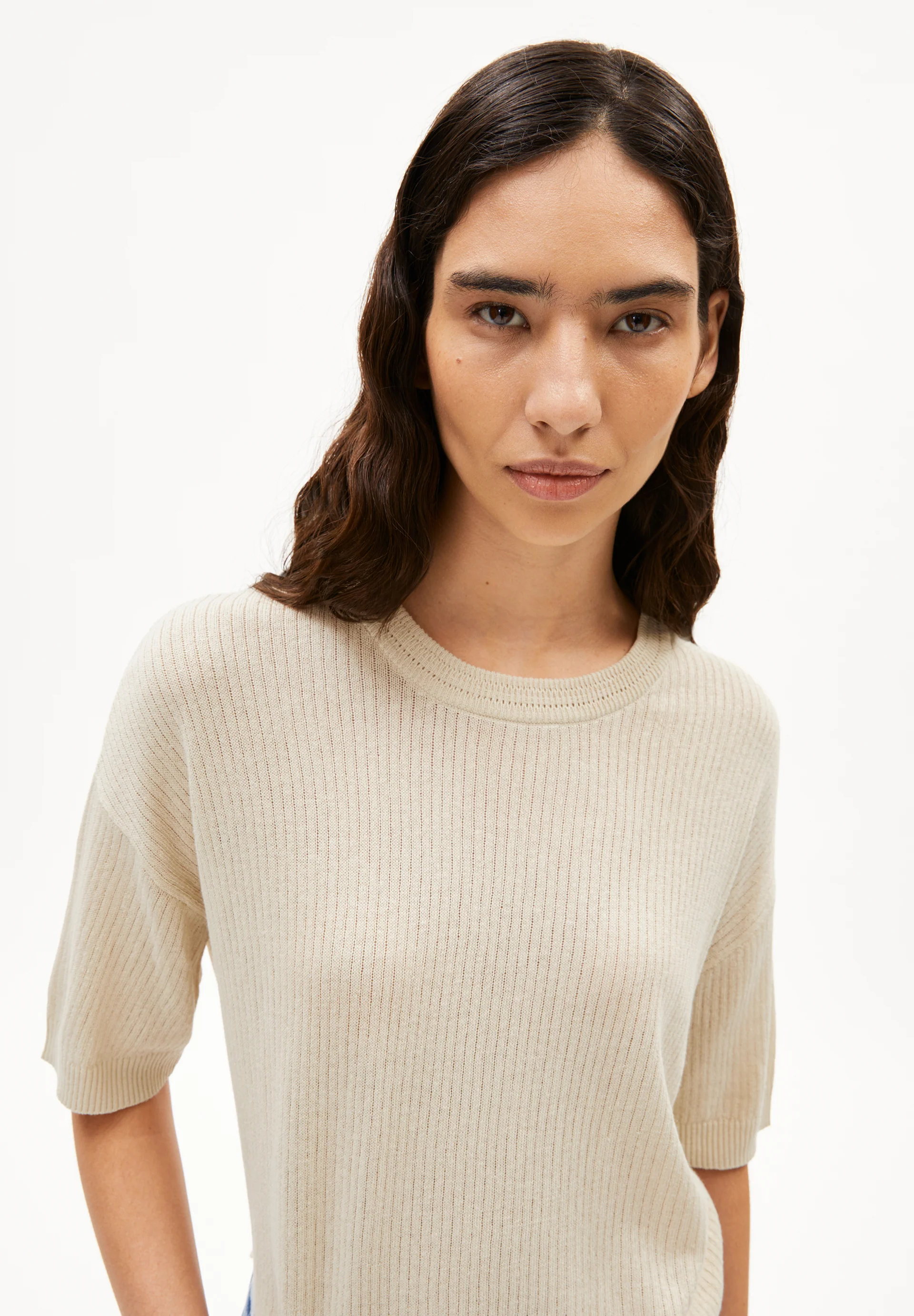 LIZAA LINO Knit Shirt made of Linen-Mix