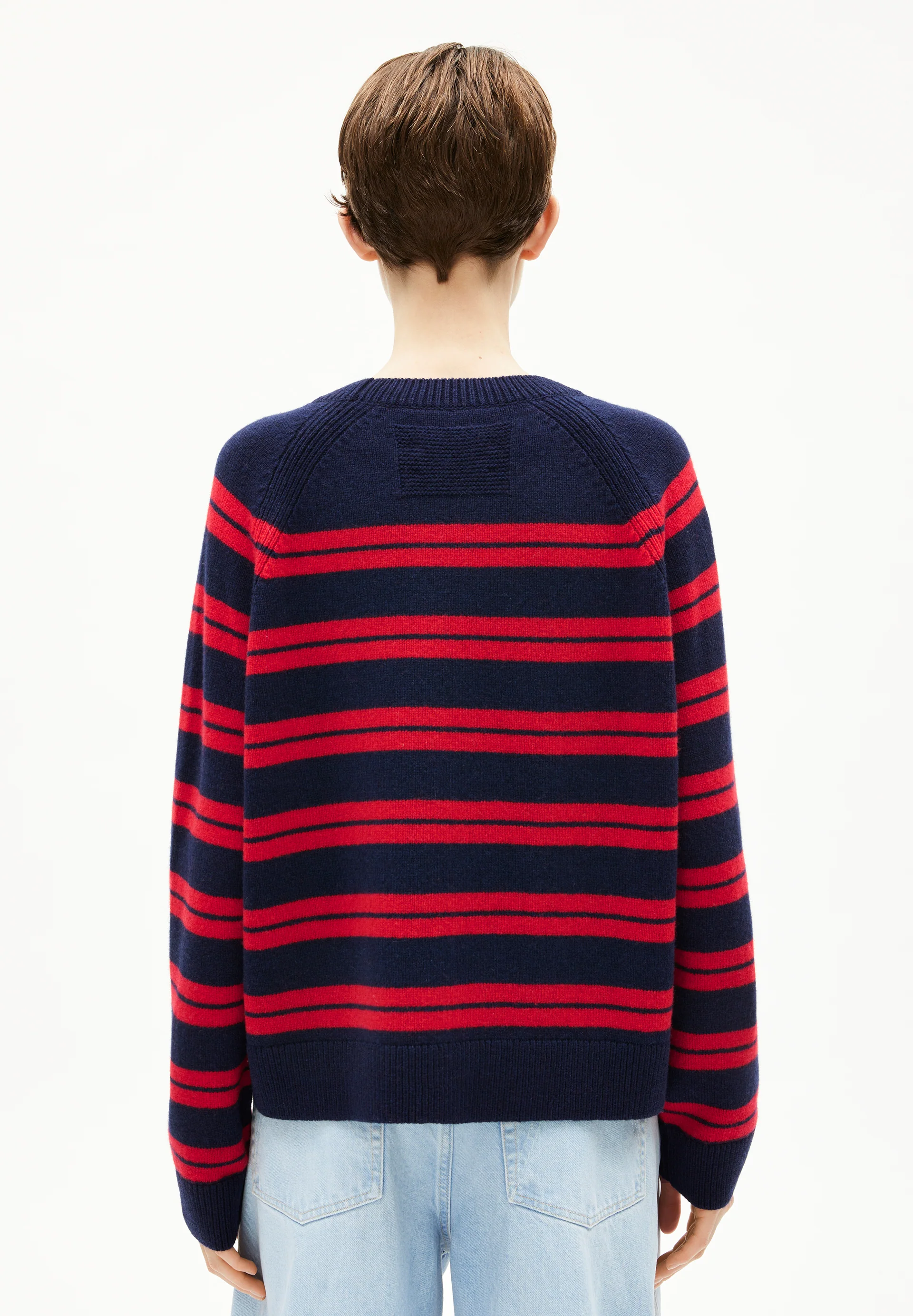 LILIRIAA FINE STRIPES Jumper made from an organic wool blend