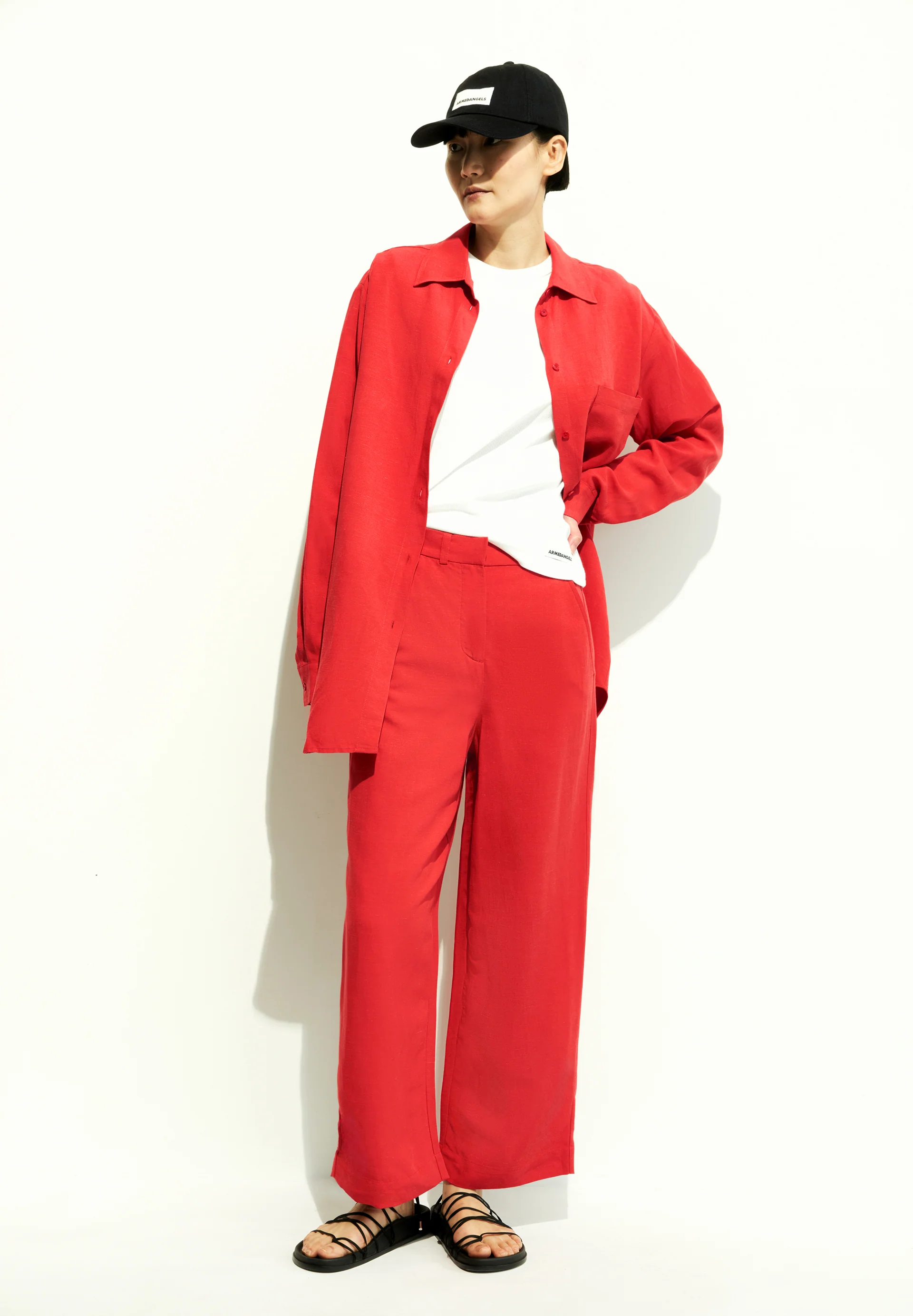 CAARUNUS LINO PANT Woven Pants made of Linen-Mix