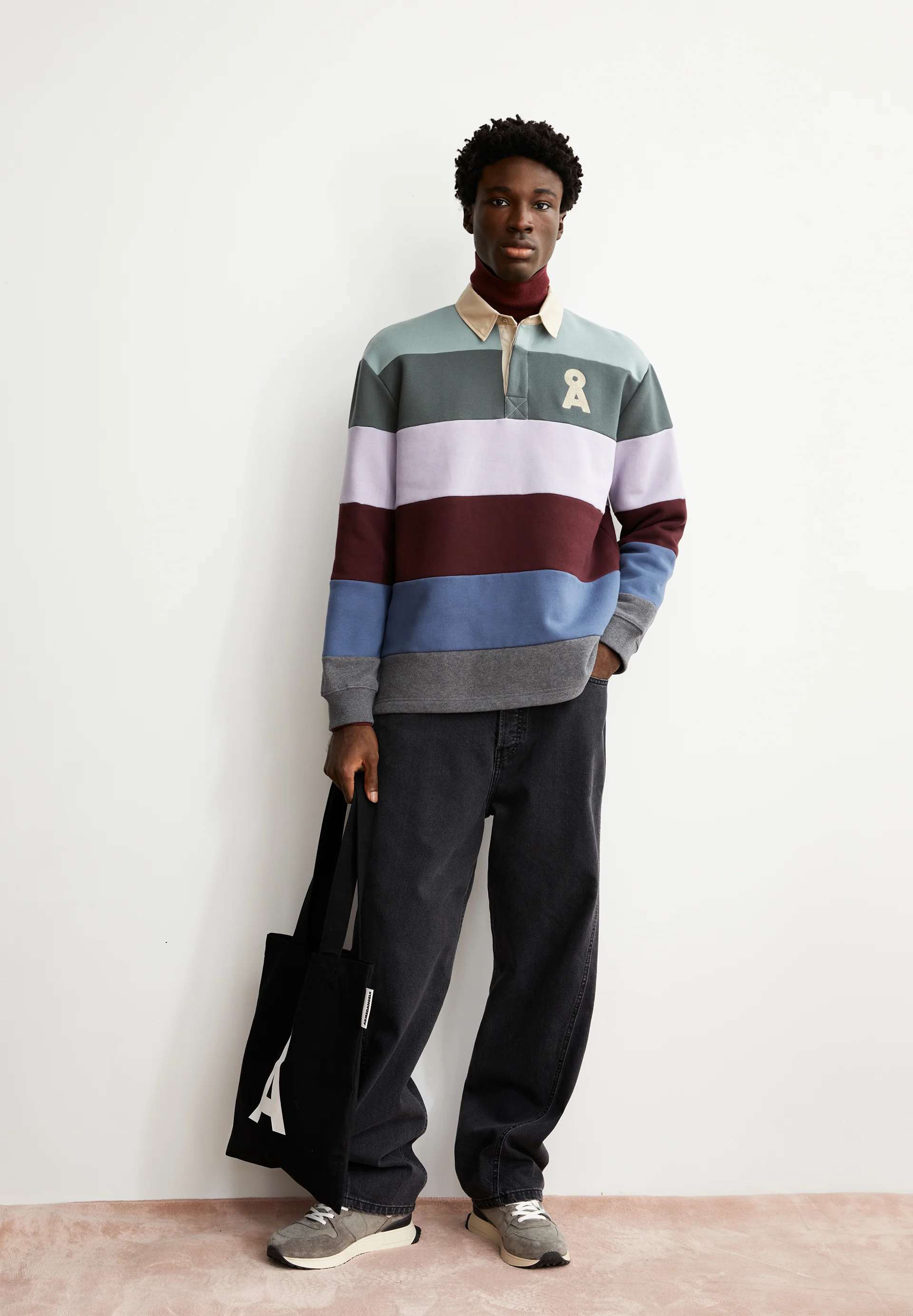 AADRU LS RUGBY FLEECE Sweatshirts made from organic cotton