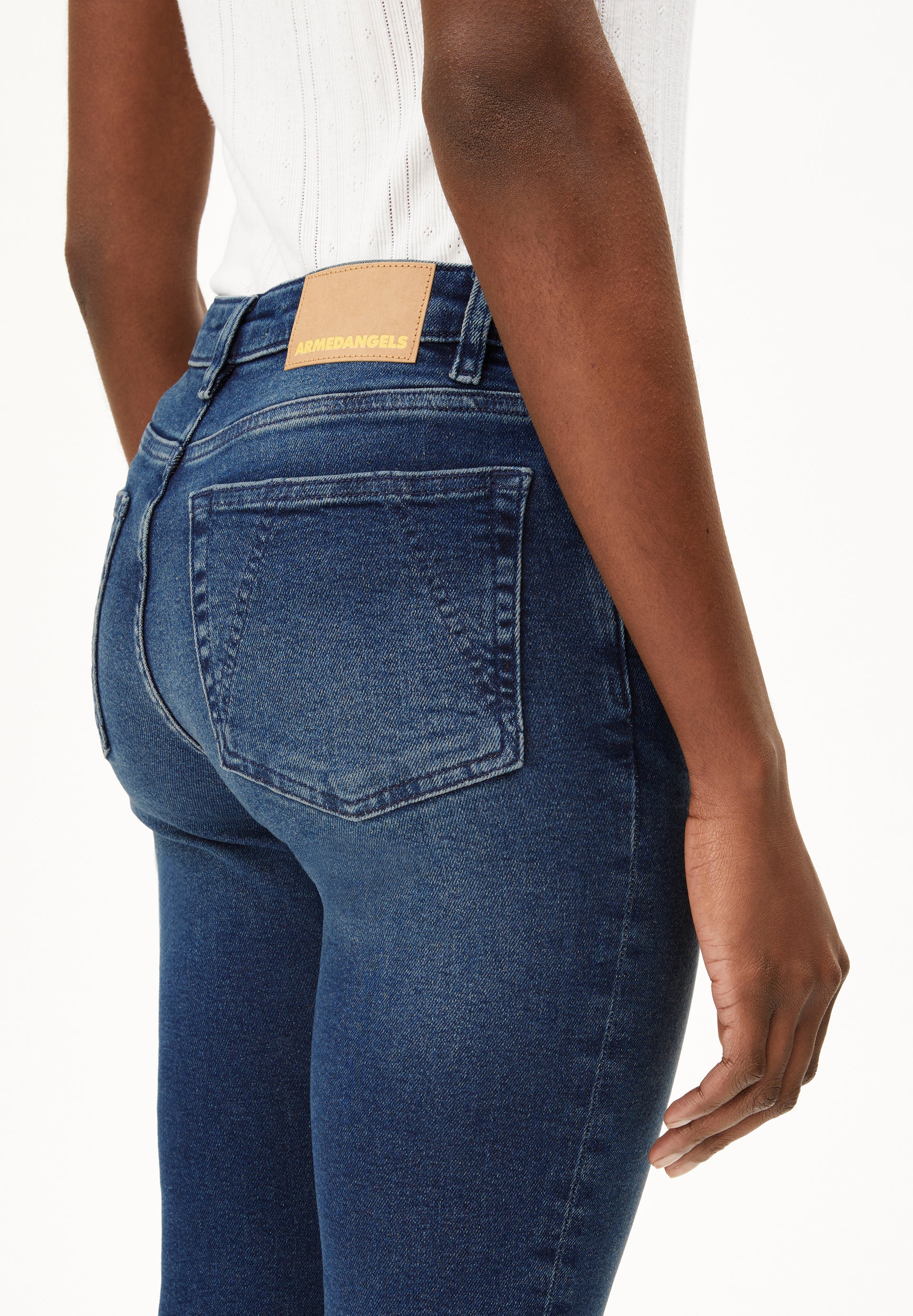 TILLAA Skinny Jeans Mid Waist Organic Cotton Mix X-Stretch