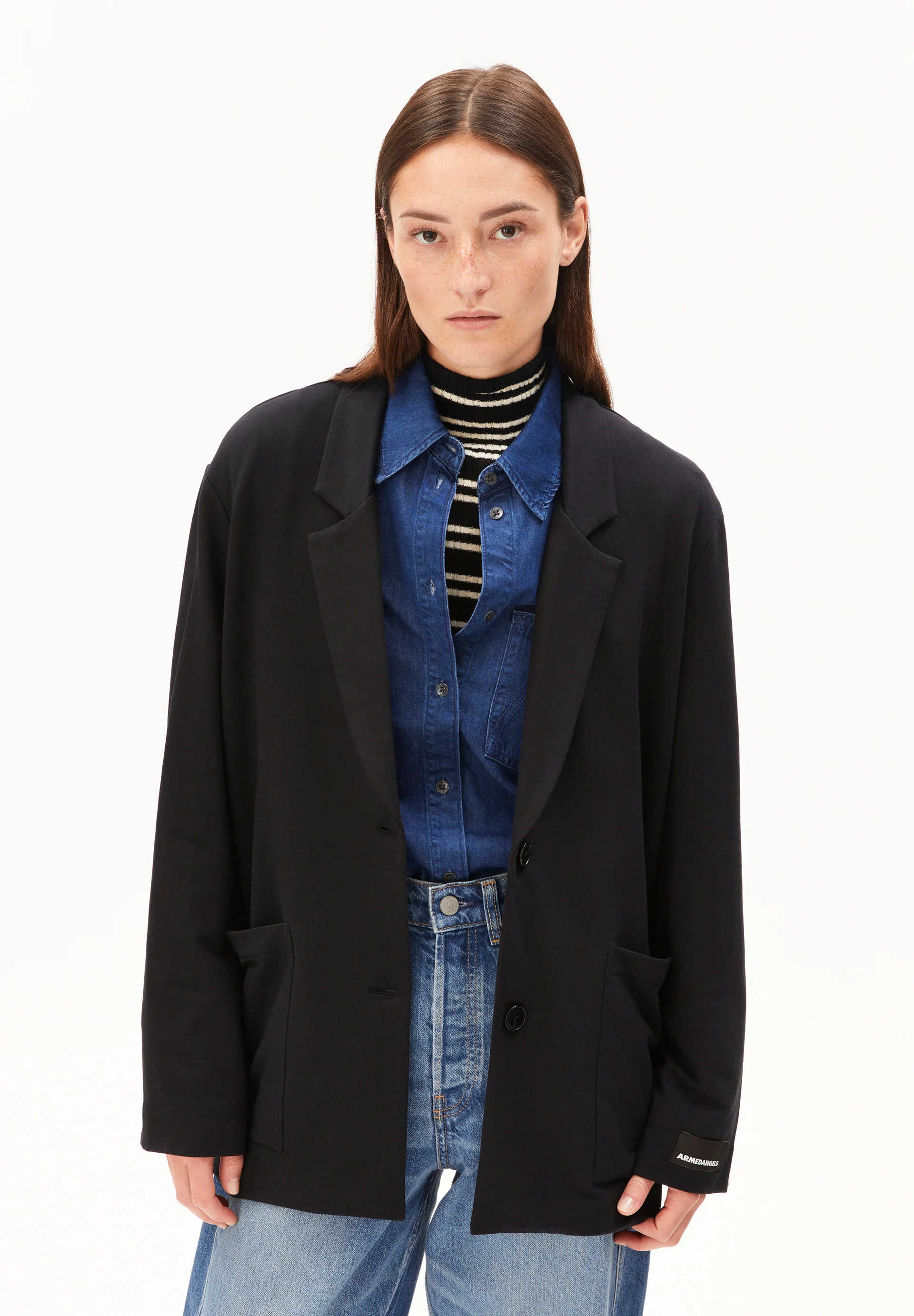 MARIAA FERNANDAA Jerseyblazer made of Organic Cotton Mix