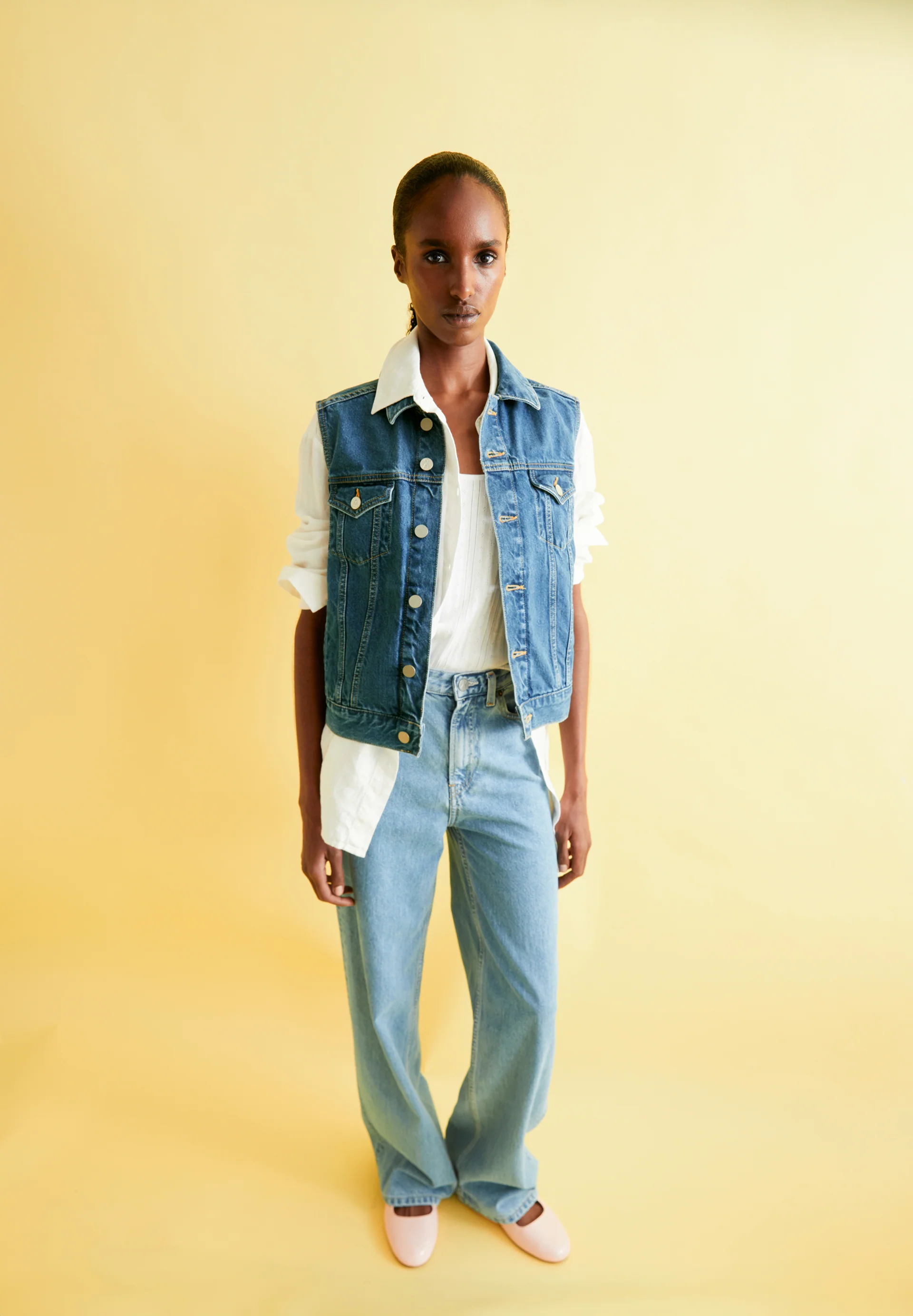 ERSAA Denim Vest made of recycled Cotton