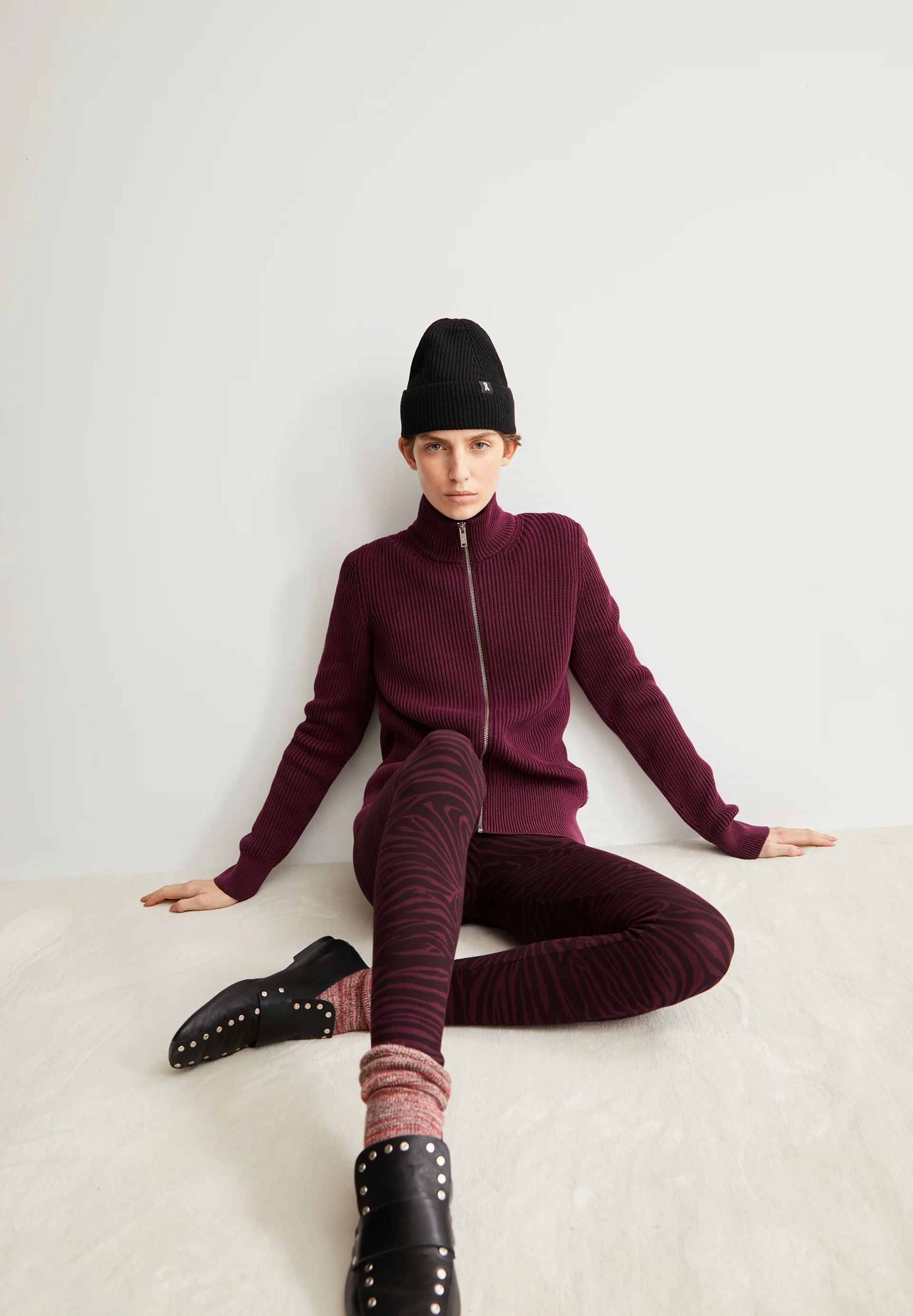 REBECCAA GMT DYE Cardigan made of Organic Cotton