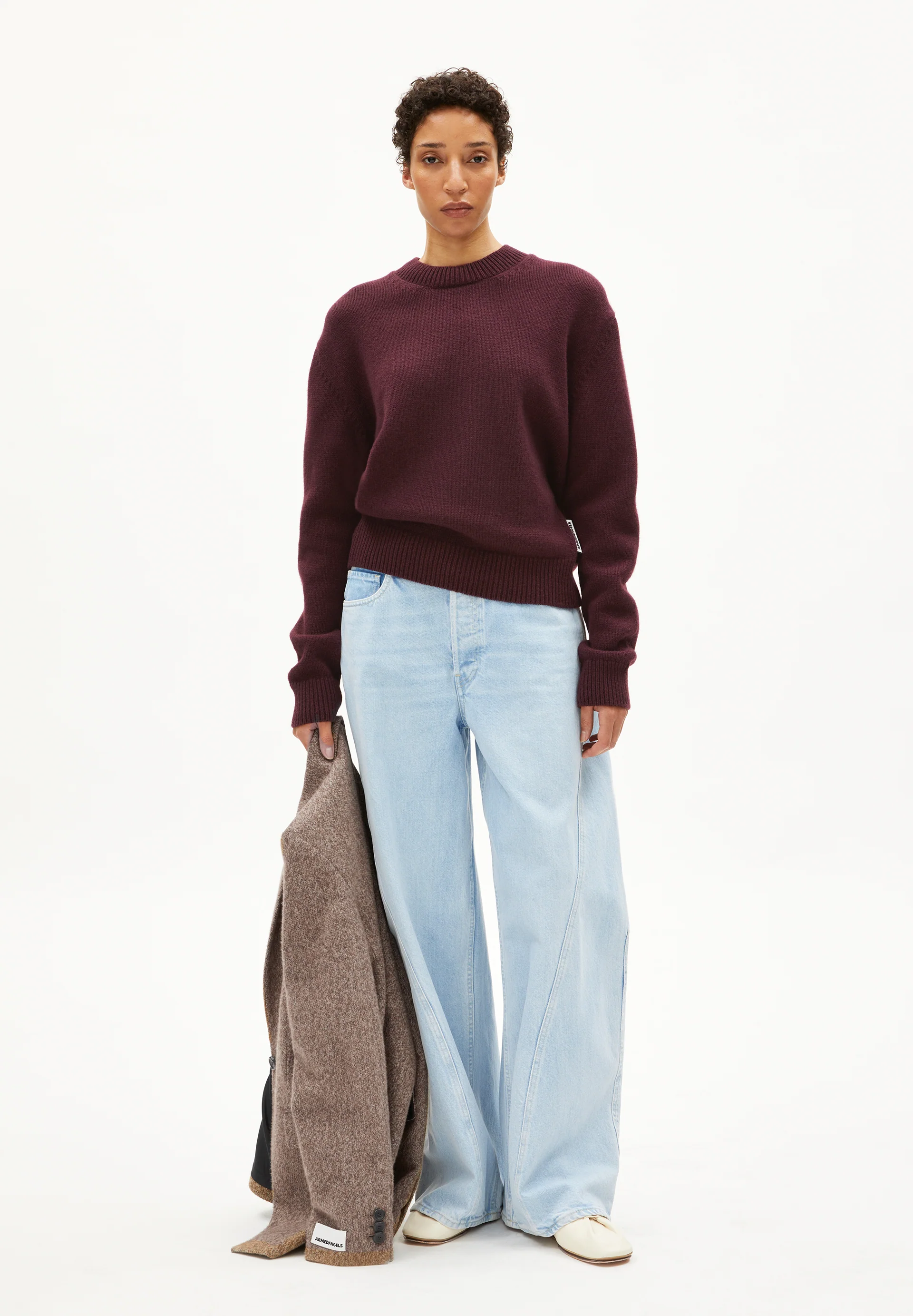 BALBAA Jumper made from an organic wool blend