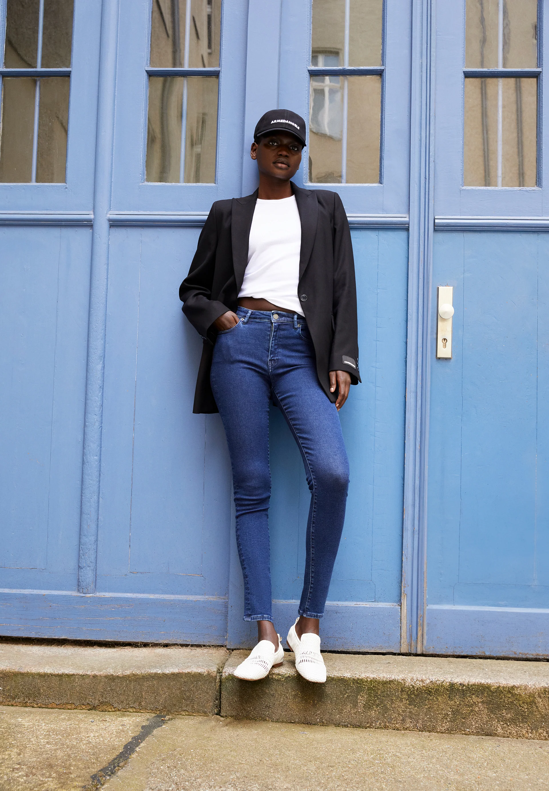 TILLAA Skinny Jeans Mid Waist Organic Cotton Mix X-Stretch