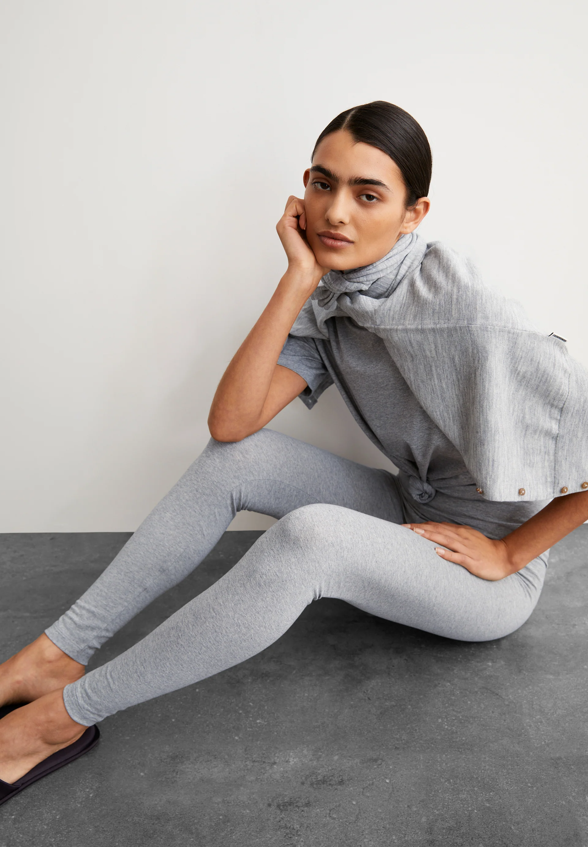 FARIBAA Leggings made of Organic Cotton Mix