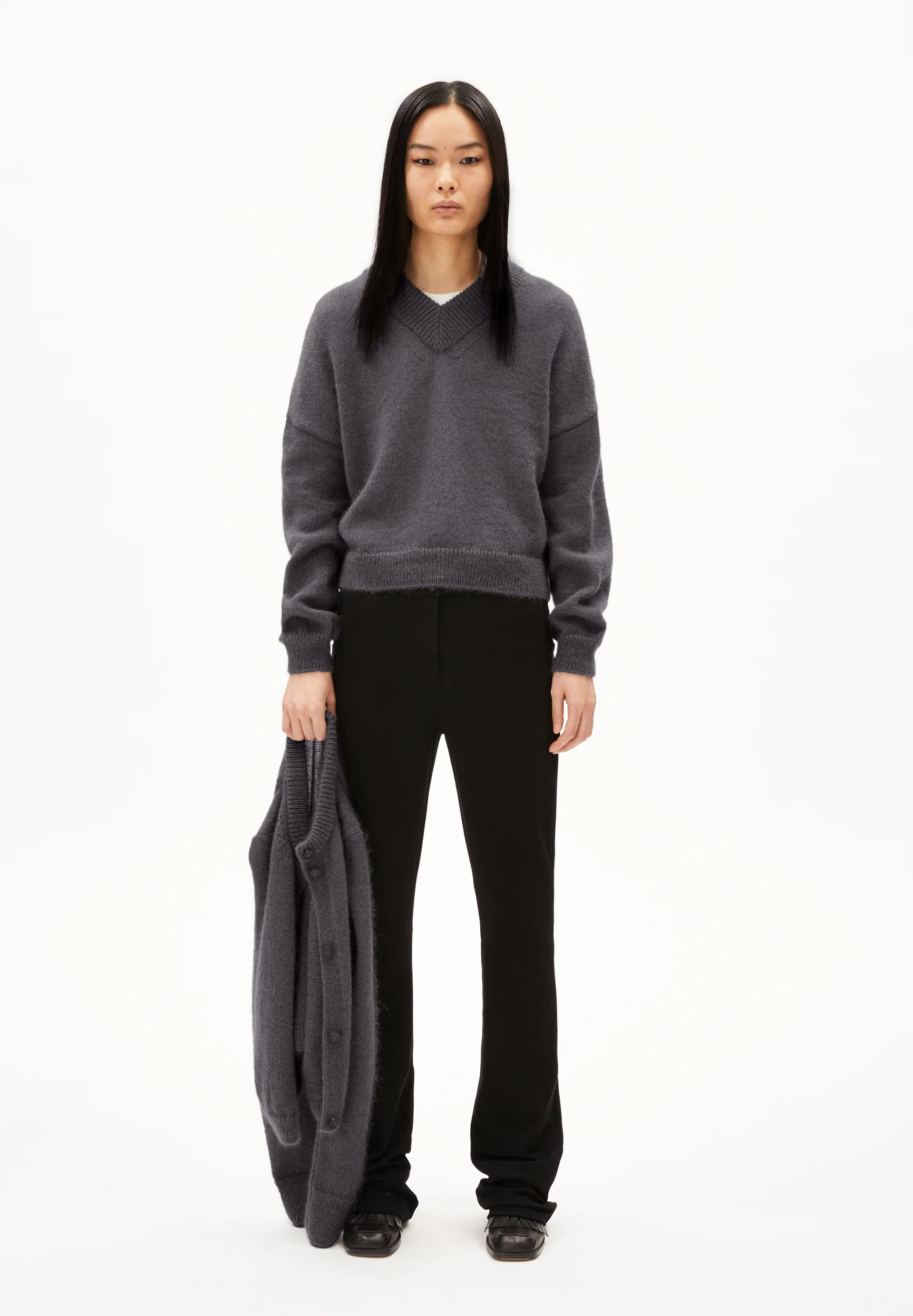 ALBASAA MOHAIR Sweater Oversized Fit made of Mohair Wool Mix