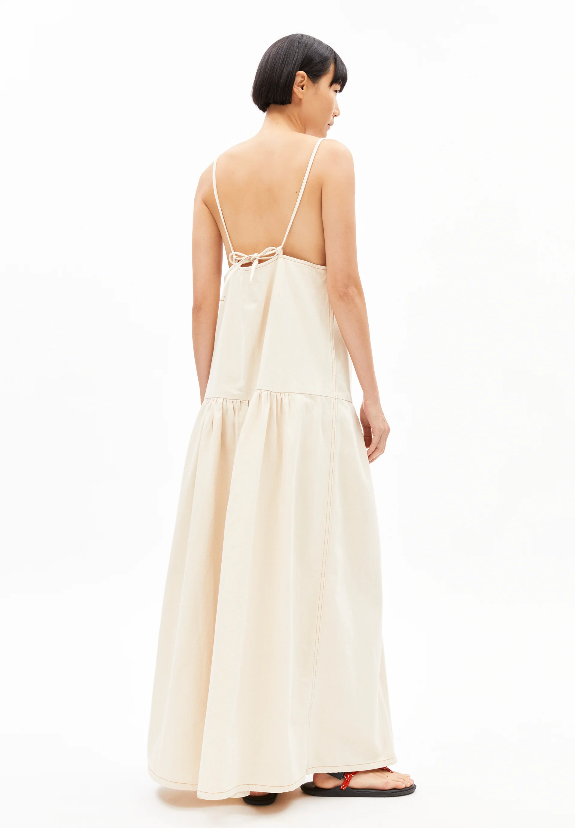 TASHAA Denim Dress made of Organic Cotton Mix
