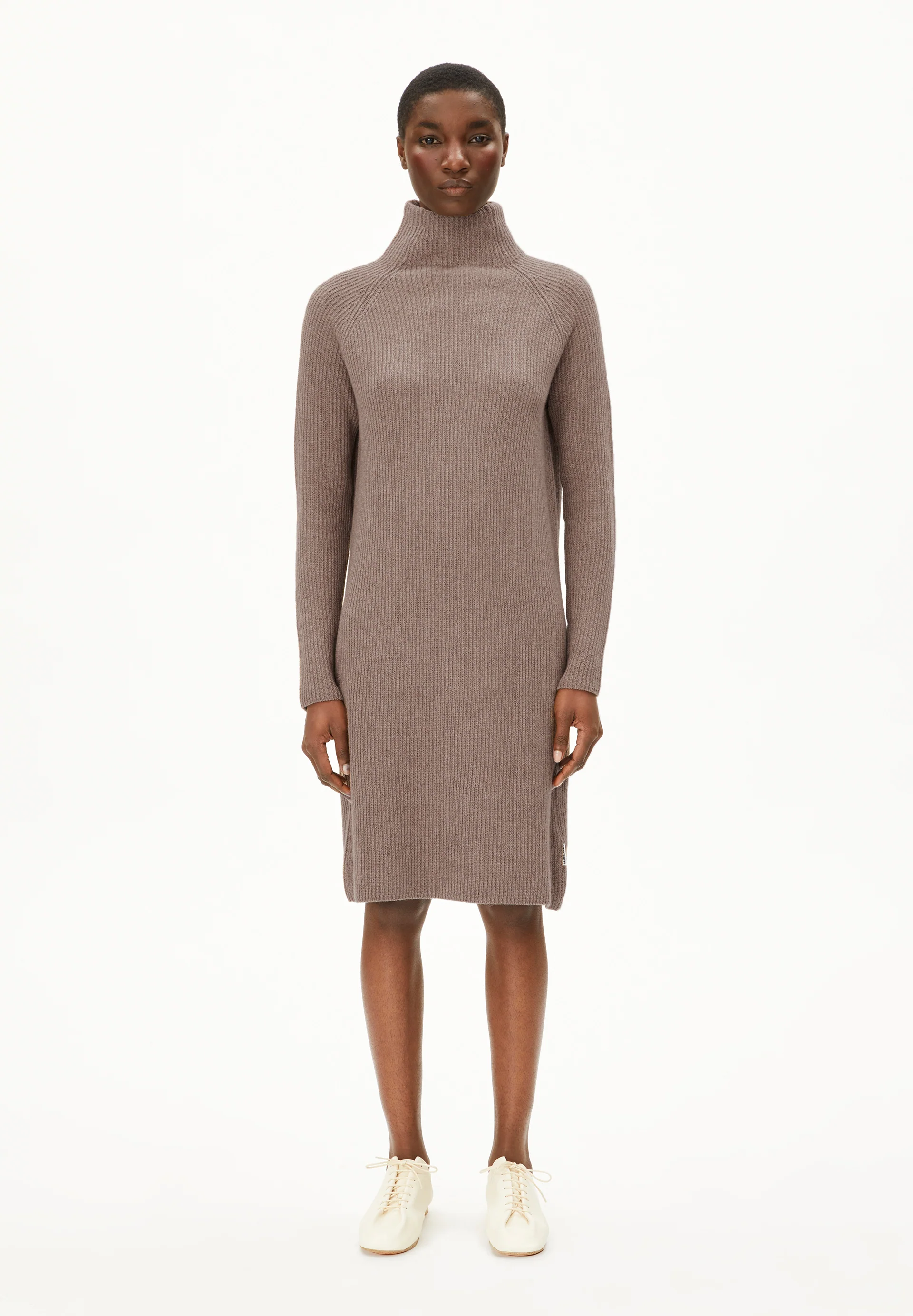 MILLAANA Knit Dress Relaxed Fit made of Organic Wool Mix