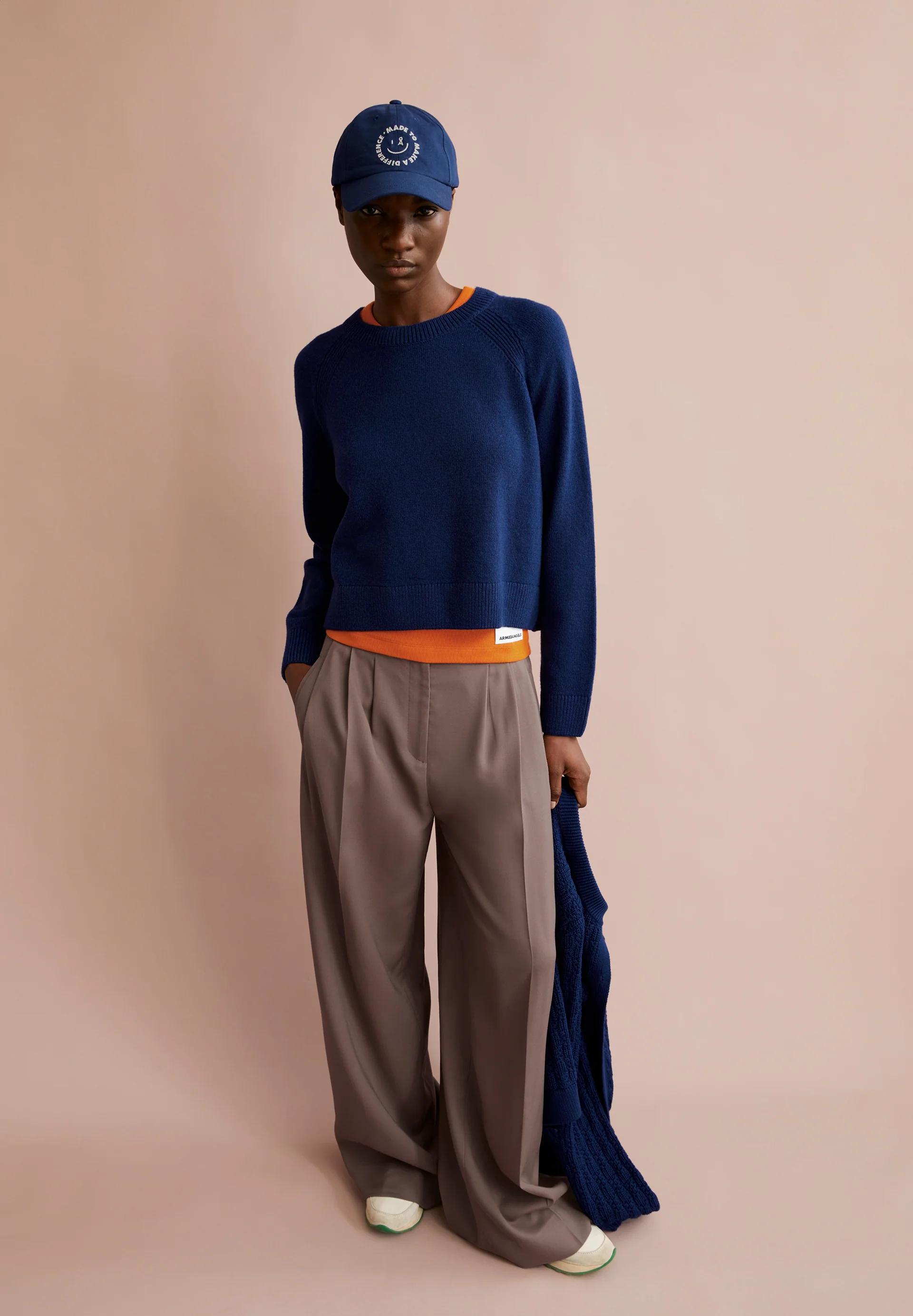 DILIRIAA REGLANA Sweater made of recycled Organic Wool Mix