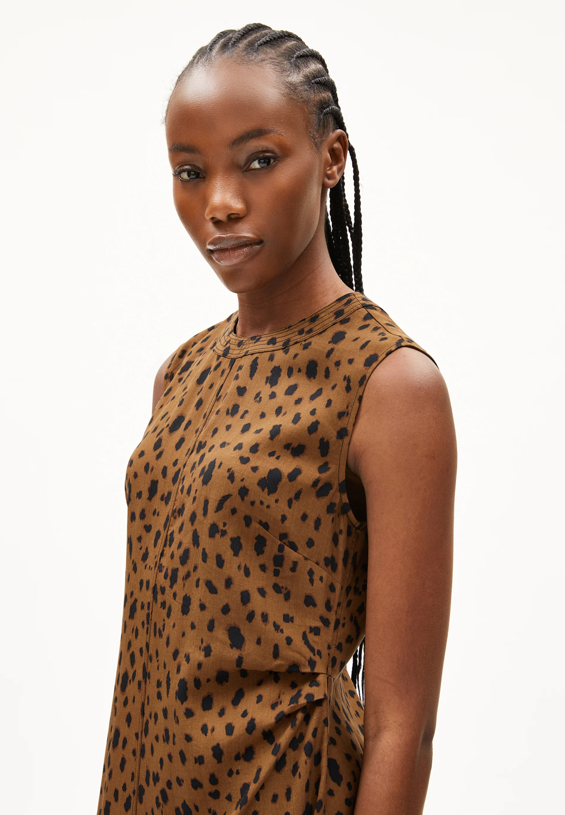 EMALANAA LEOPAA Woven Dress made of TENCEL™ Lyocell