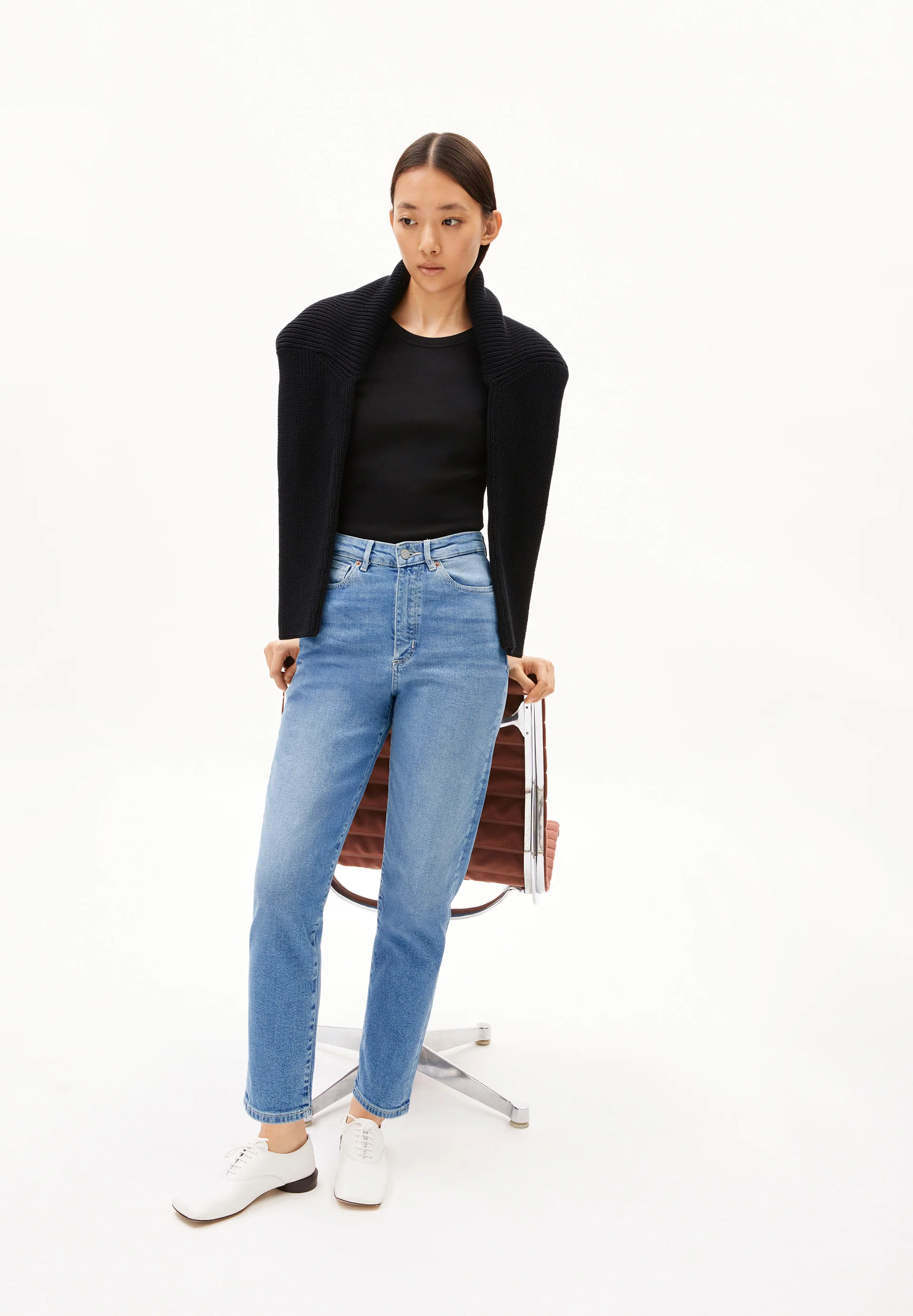 MAIRAA Mom Jeans recycled Cotton Mix Comfort Stretch