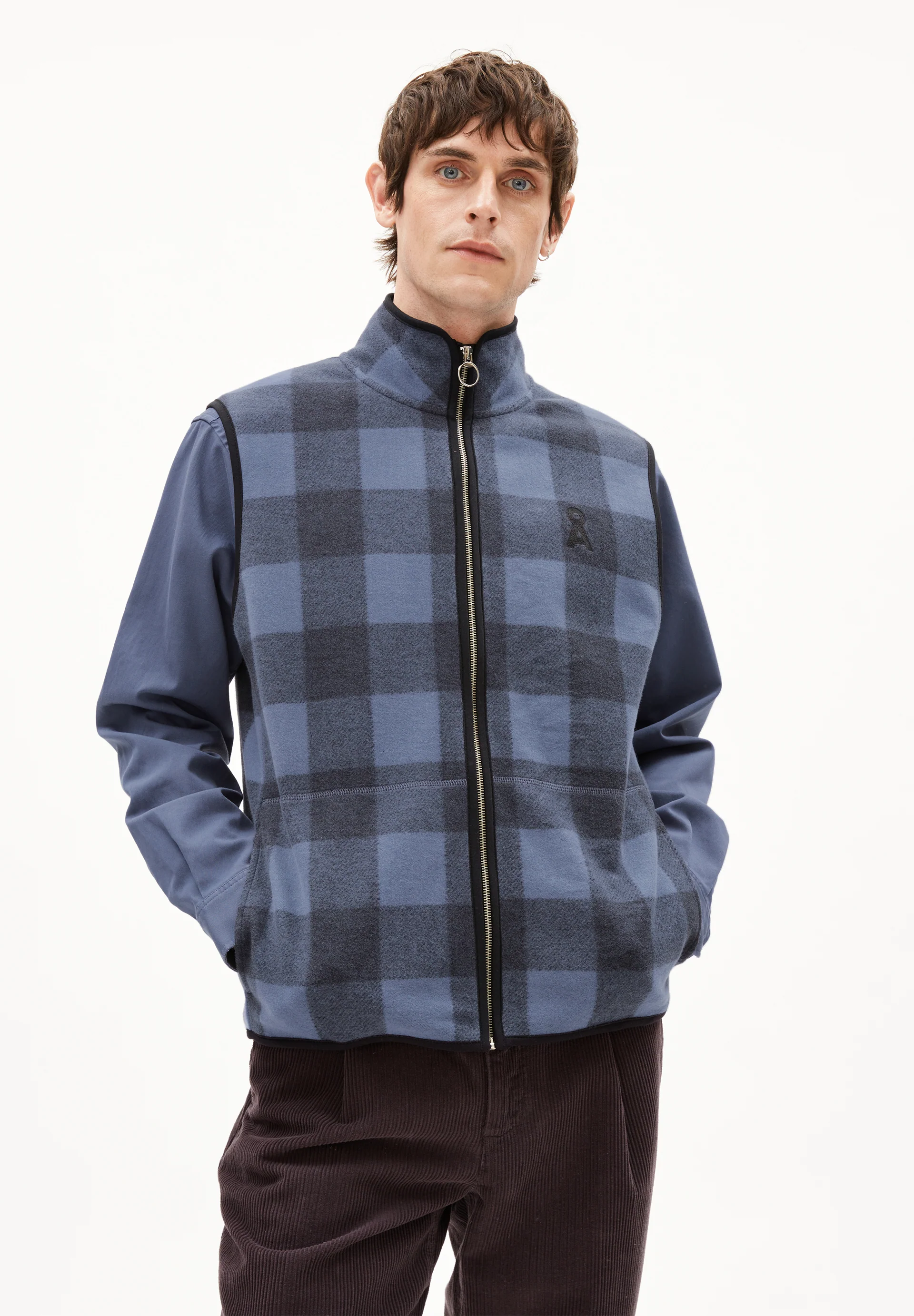 FLAABO MICRO FLEECE VEST Fleece gilet made from organic cotton