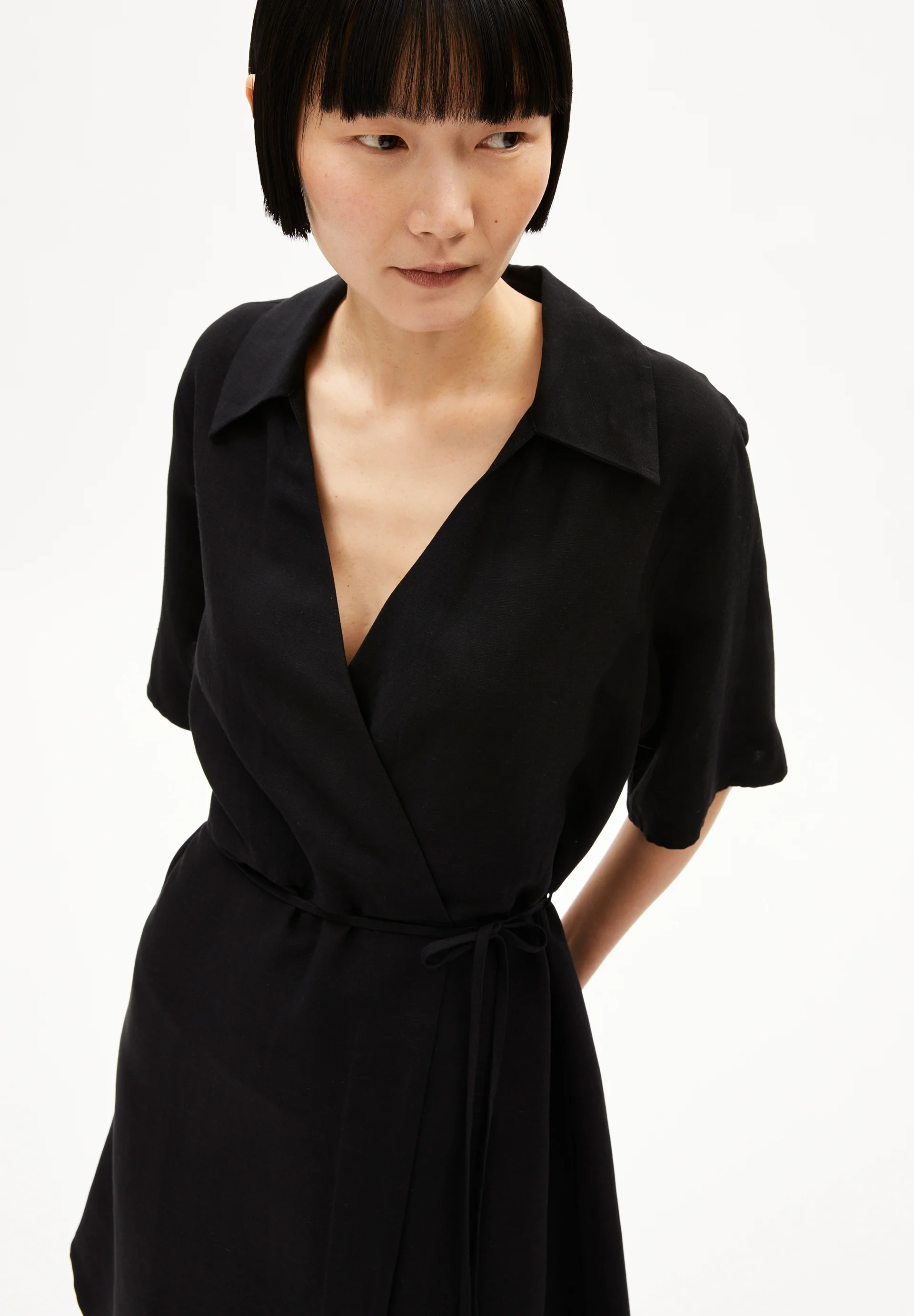 FEMNAAMI LINO Woven Dress made of Linen-Mix