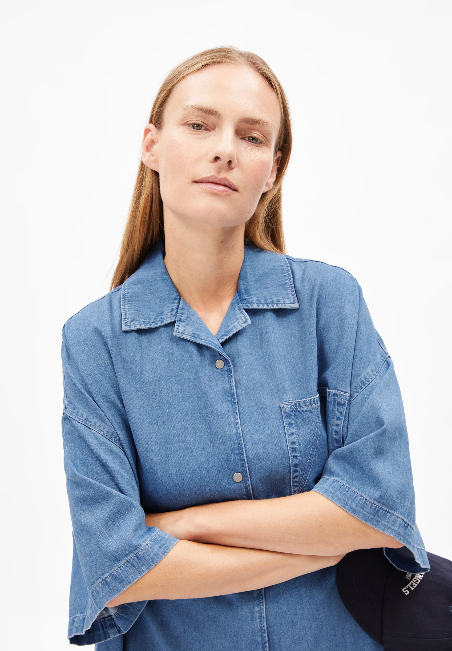 TAMIKAA Denim Dress made of Organic Cotton Mix