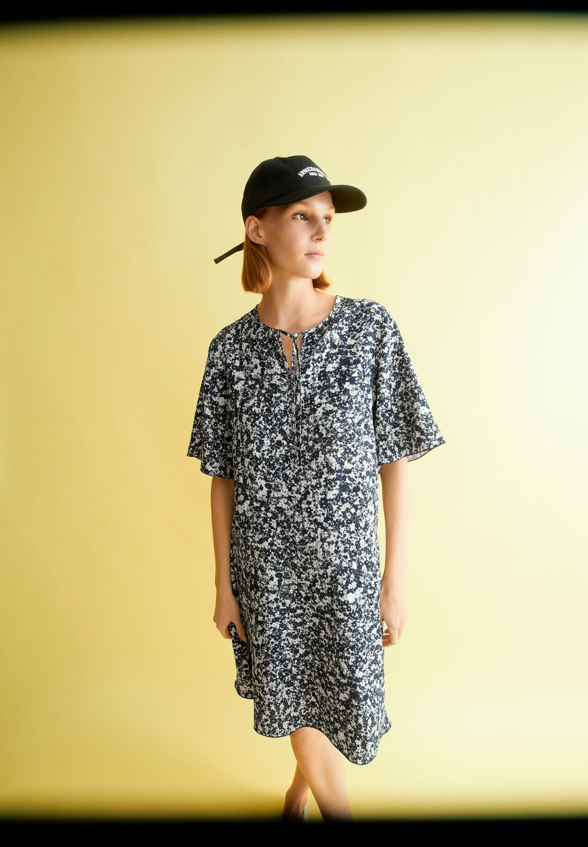 MAAERHA MOSAIC LINO Woven Dress made of Linen-Mix