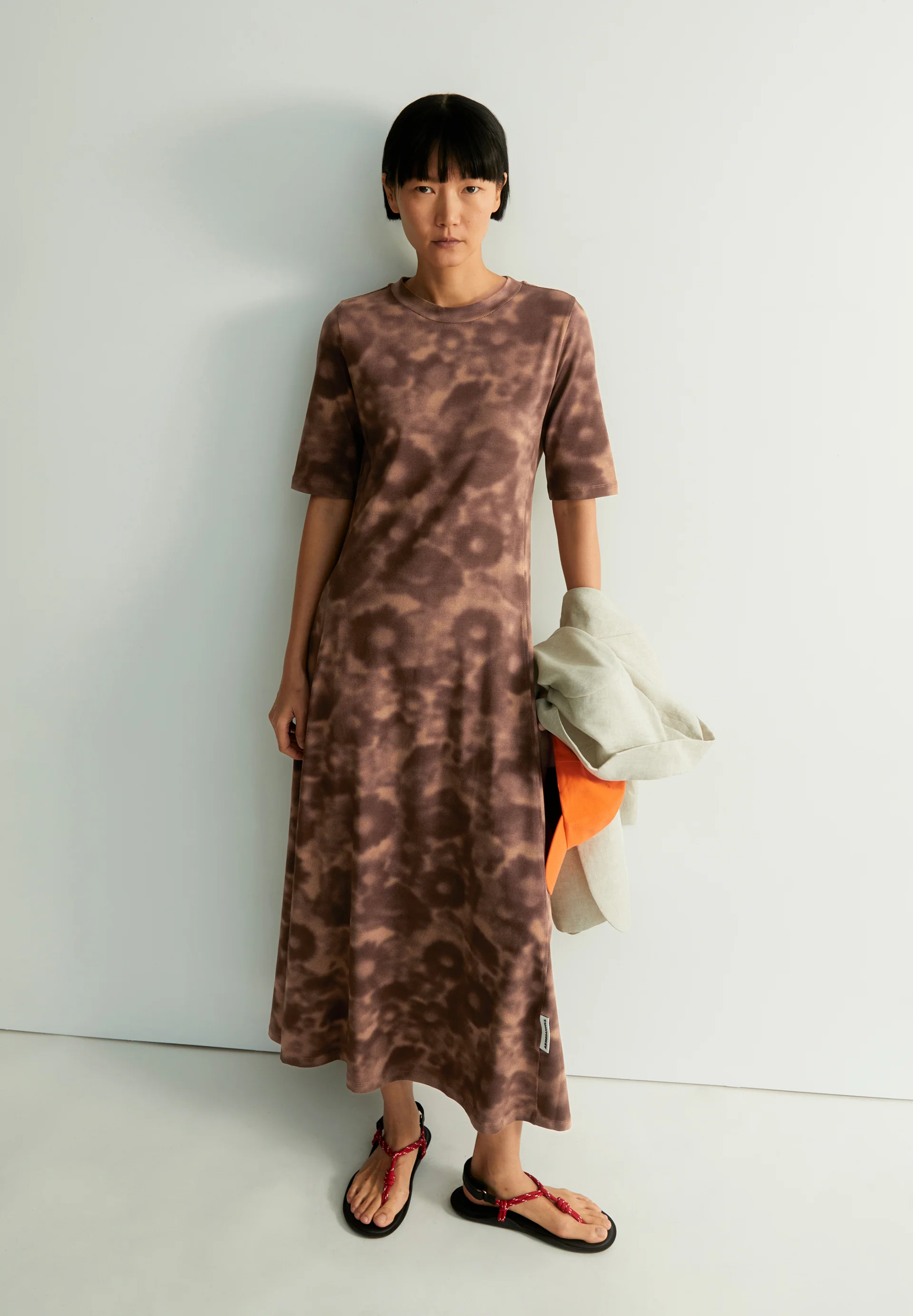 ZURAA AUTUMN GARDEN Jersey dress from organic cotton mix