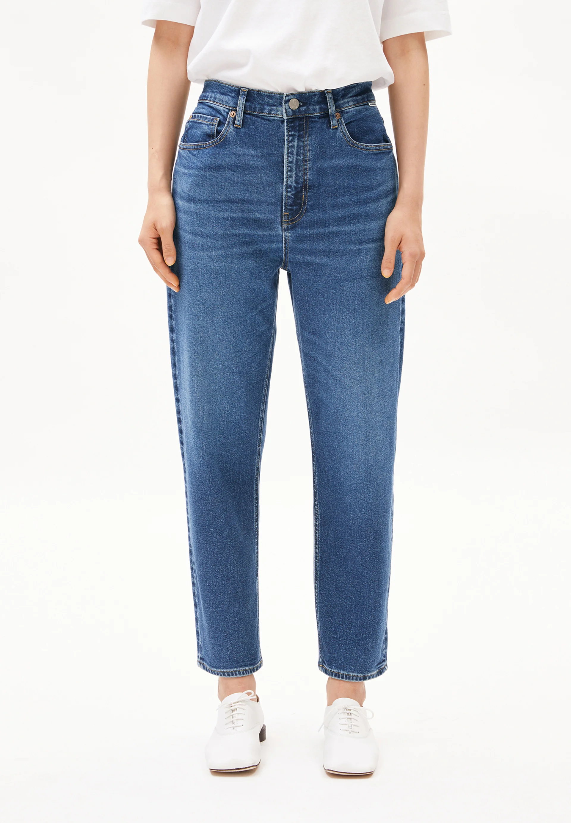 MAIRAA Mom Jeans recycled Cotton Mix Comfort Stretch