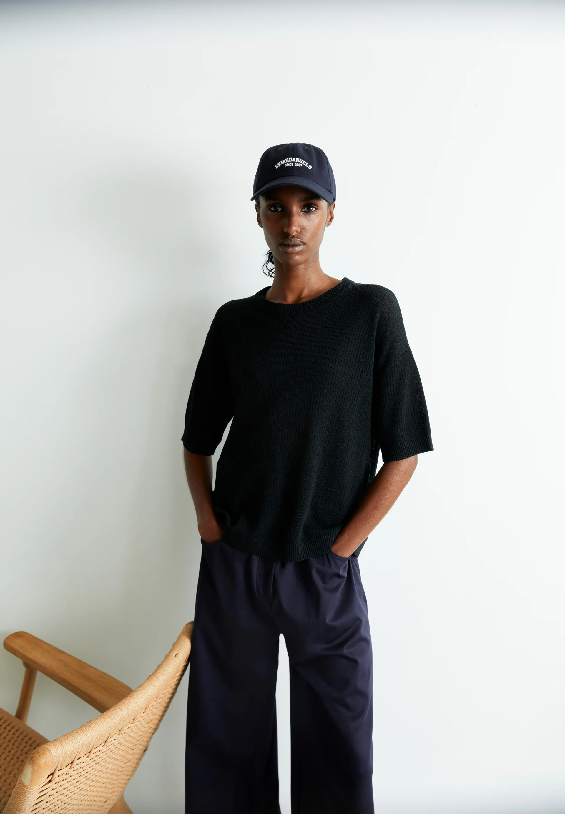 LIZAA LINO Knit Shirt made of Linen-Mix