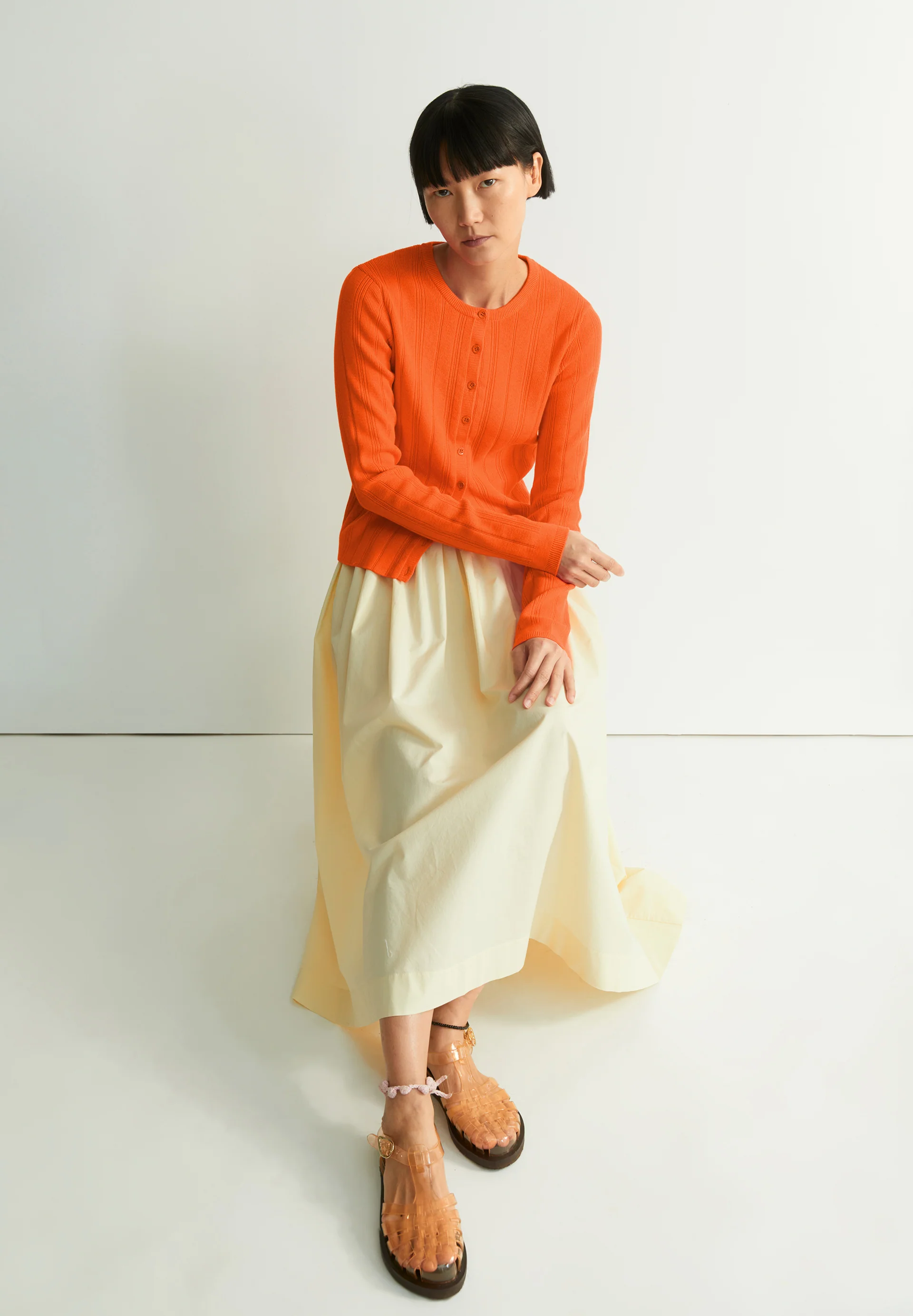 CRESSIDAA CREPE Cardigan made of Organic Cotton
