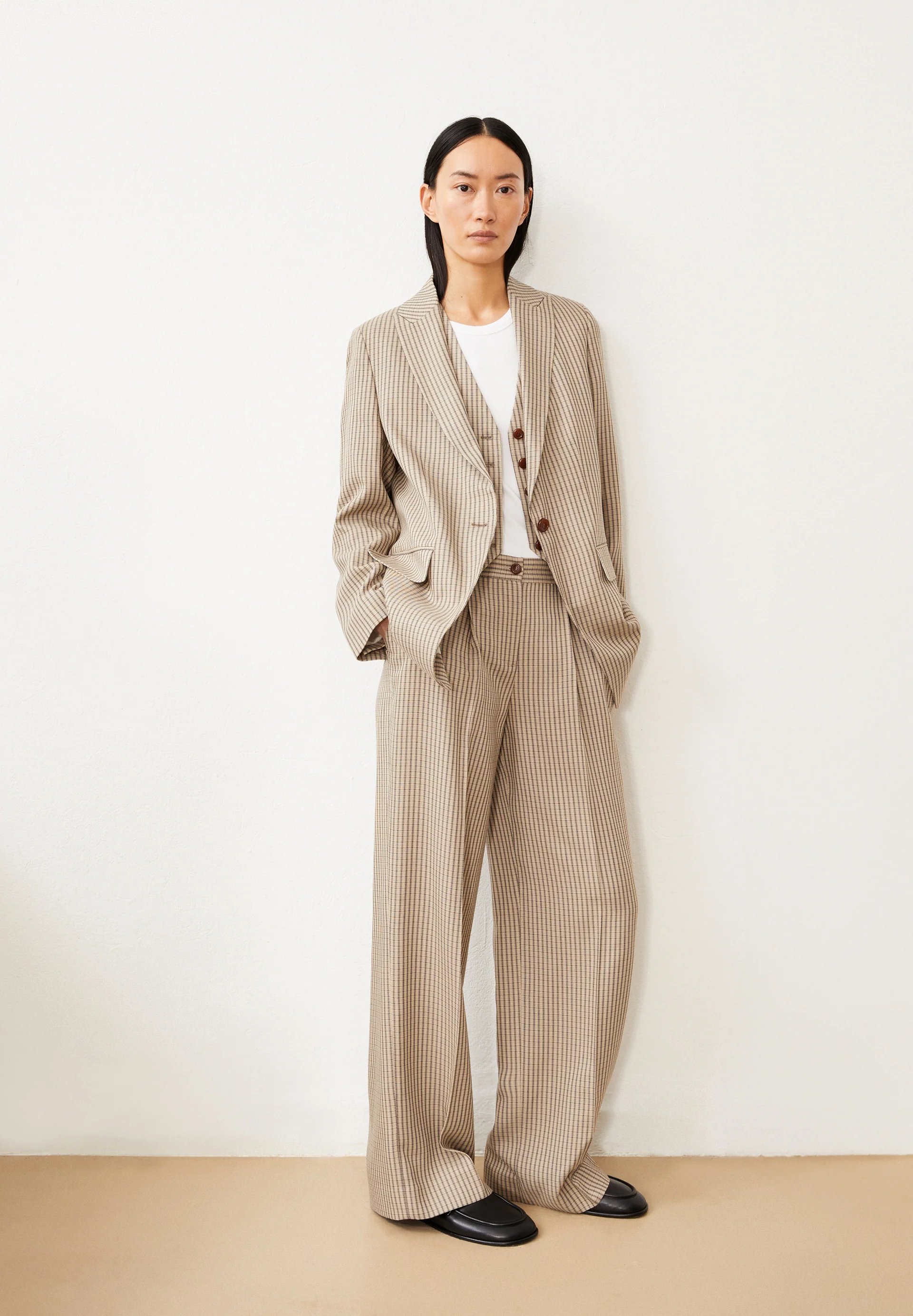 NUMAALI CHECK Woven Pants made of LENZING™ ECOVERO™ Viscose